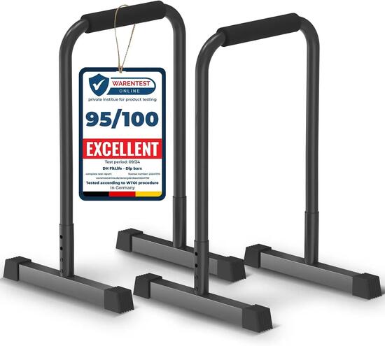 Dip Barren verstellbar 80-90 cm, stabil, Indoor & Outdoor