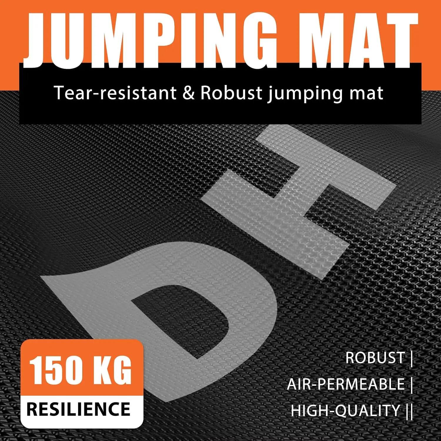 Fitness Trampolin Indoor Ø121 cm, klappbar, 150 kg mit Handgriff 2/7