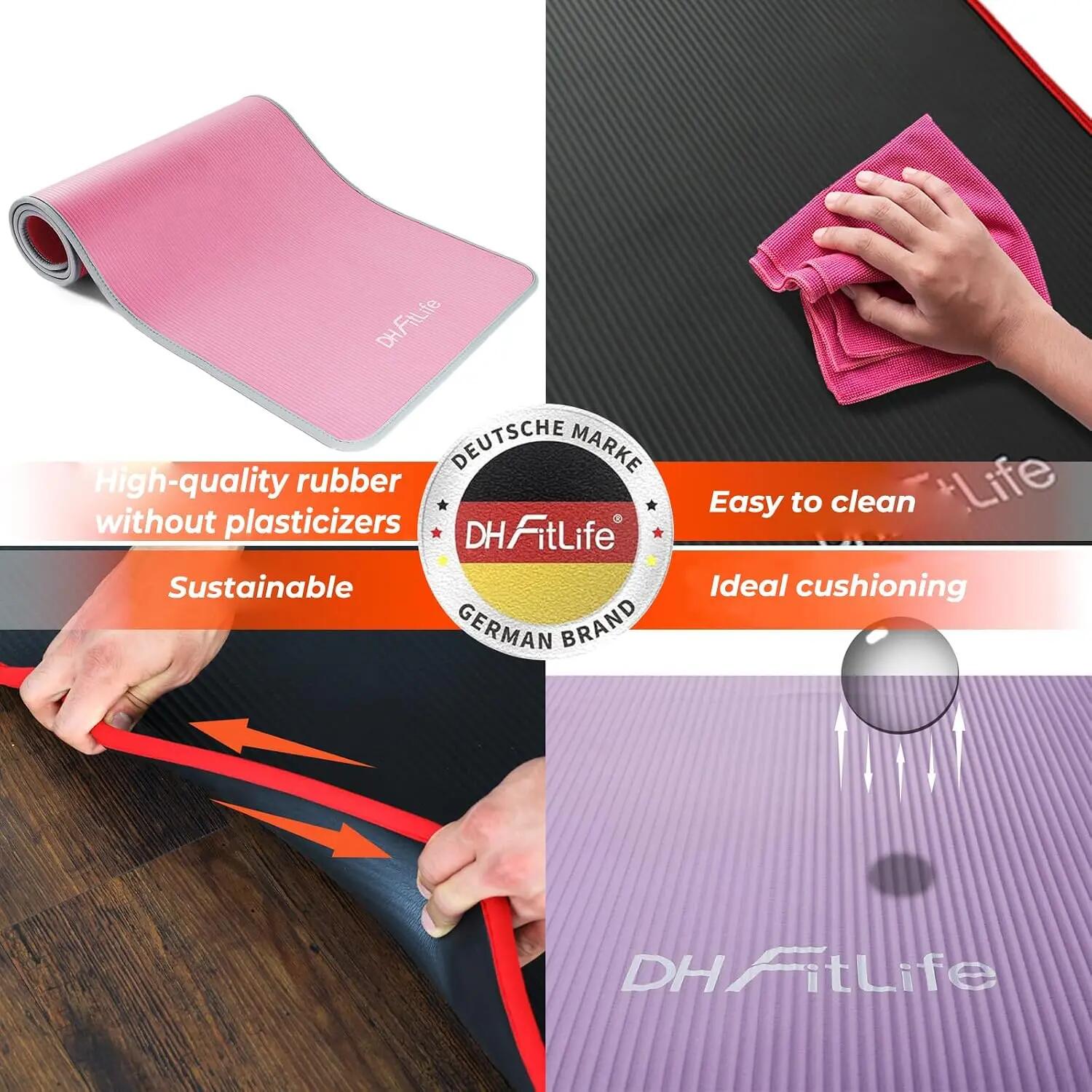 Tapis de Sport Épais, Antidérapant 183×61×1cm 4/6