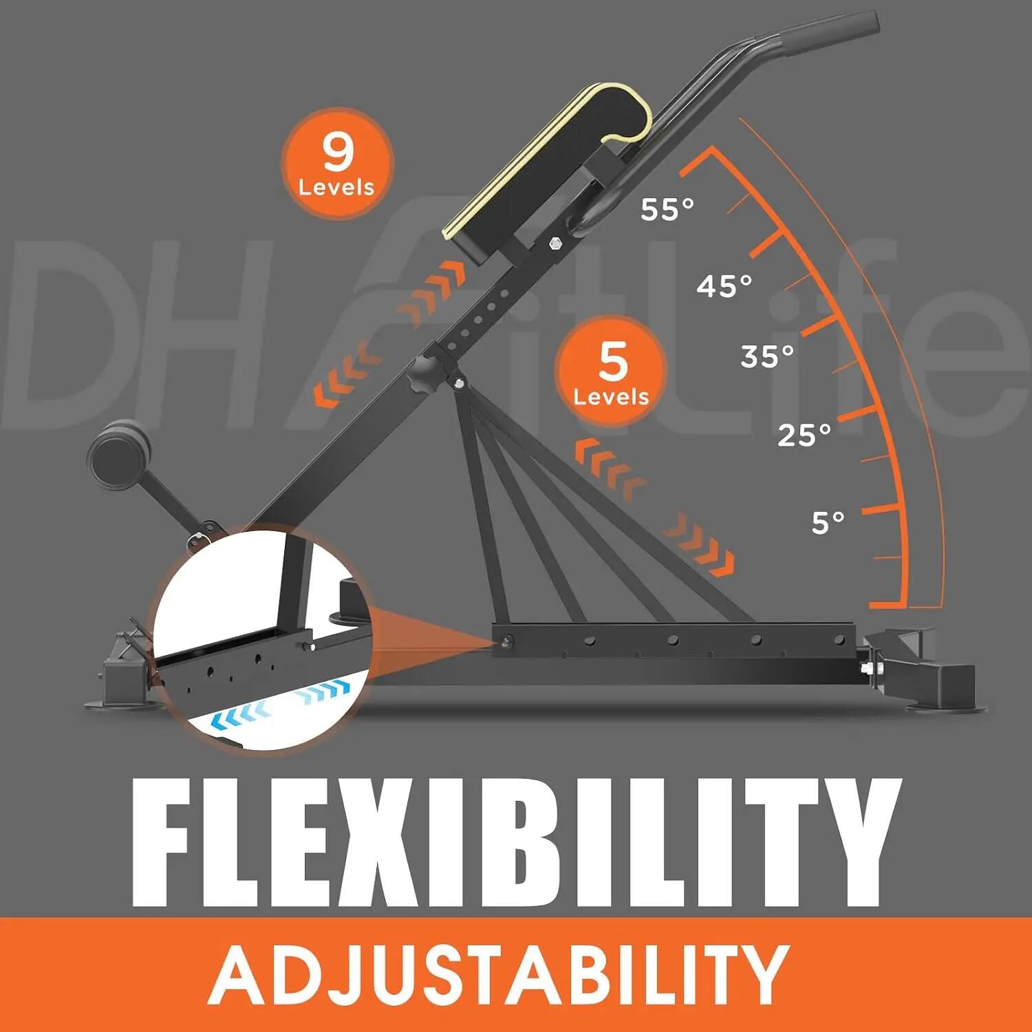 Rückenstrecker, 5-in-1 Hyperextension Rückentrainer bis 150 kg 3/7