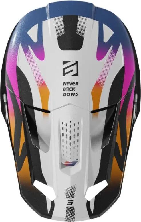 Shot Speed Helm Wave Schwarz Weiß Perlweiß 3/3