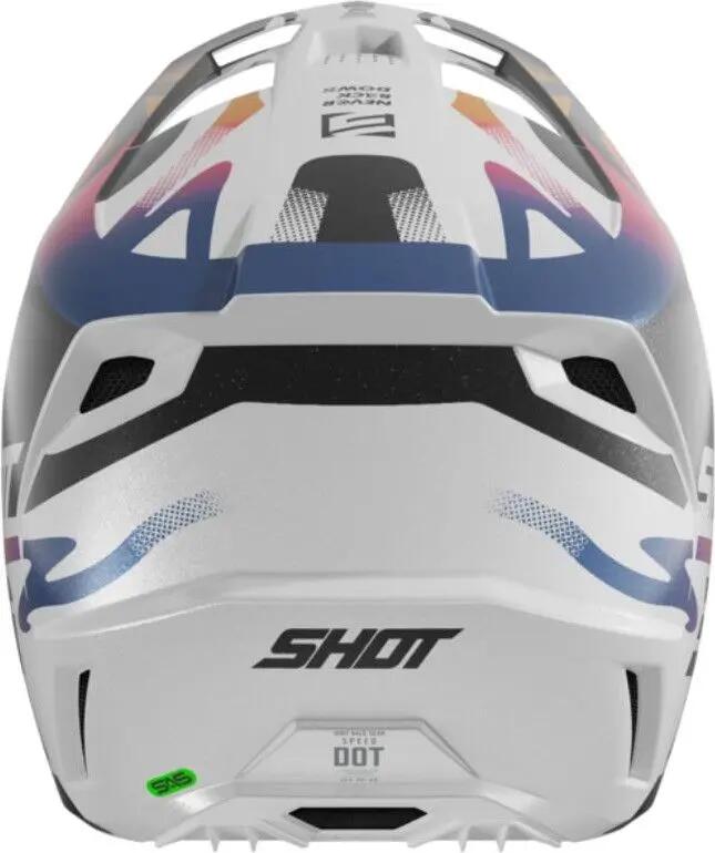 Shot Speed Helm Wave Schwarz Weiß Perlweiß 2/3