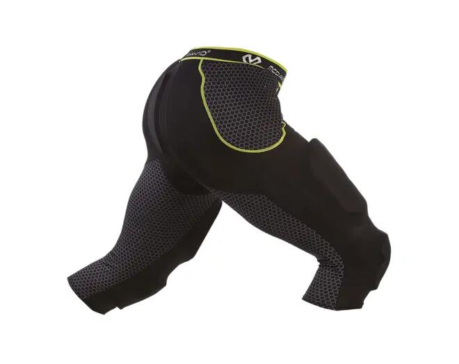 McDavid (7418) Rival Intg 7 pad 3/4 Pantalon Adul S Noir/Jaune 3/5