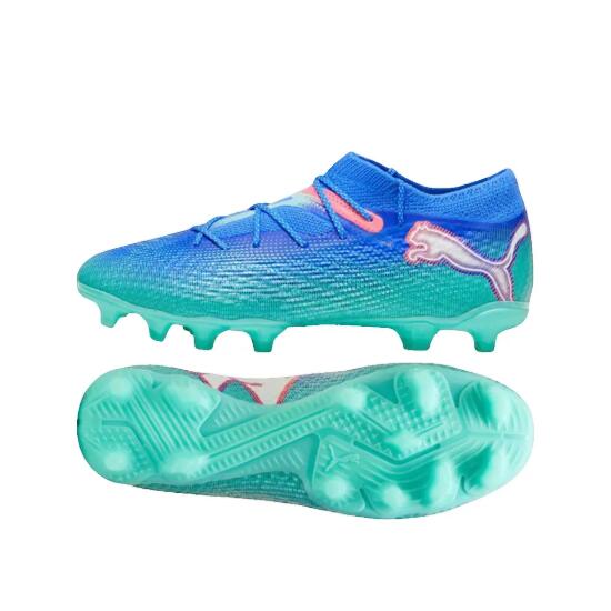 Puma Future 7 Pro+ FG/AG - buty piłkarskie niskie, niebieskie