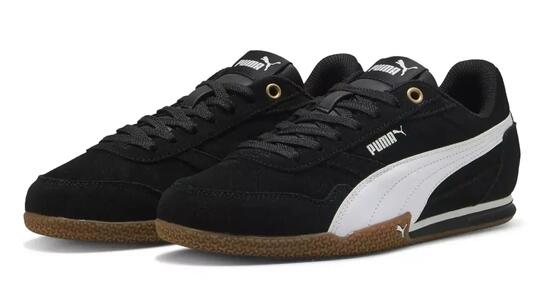 Baskets basses PUMA Bella Donna SD cuir noir-blanc