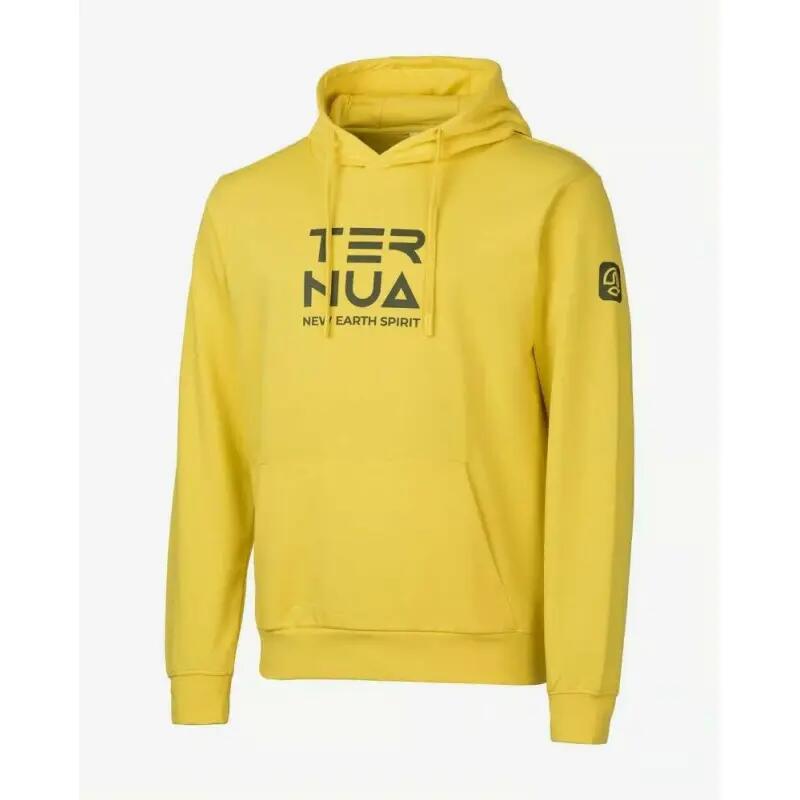 Sudadera de trekking Ternua - Hombre - Capucha - Fogo Island - Amarillo 2/2