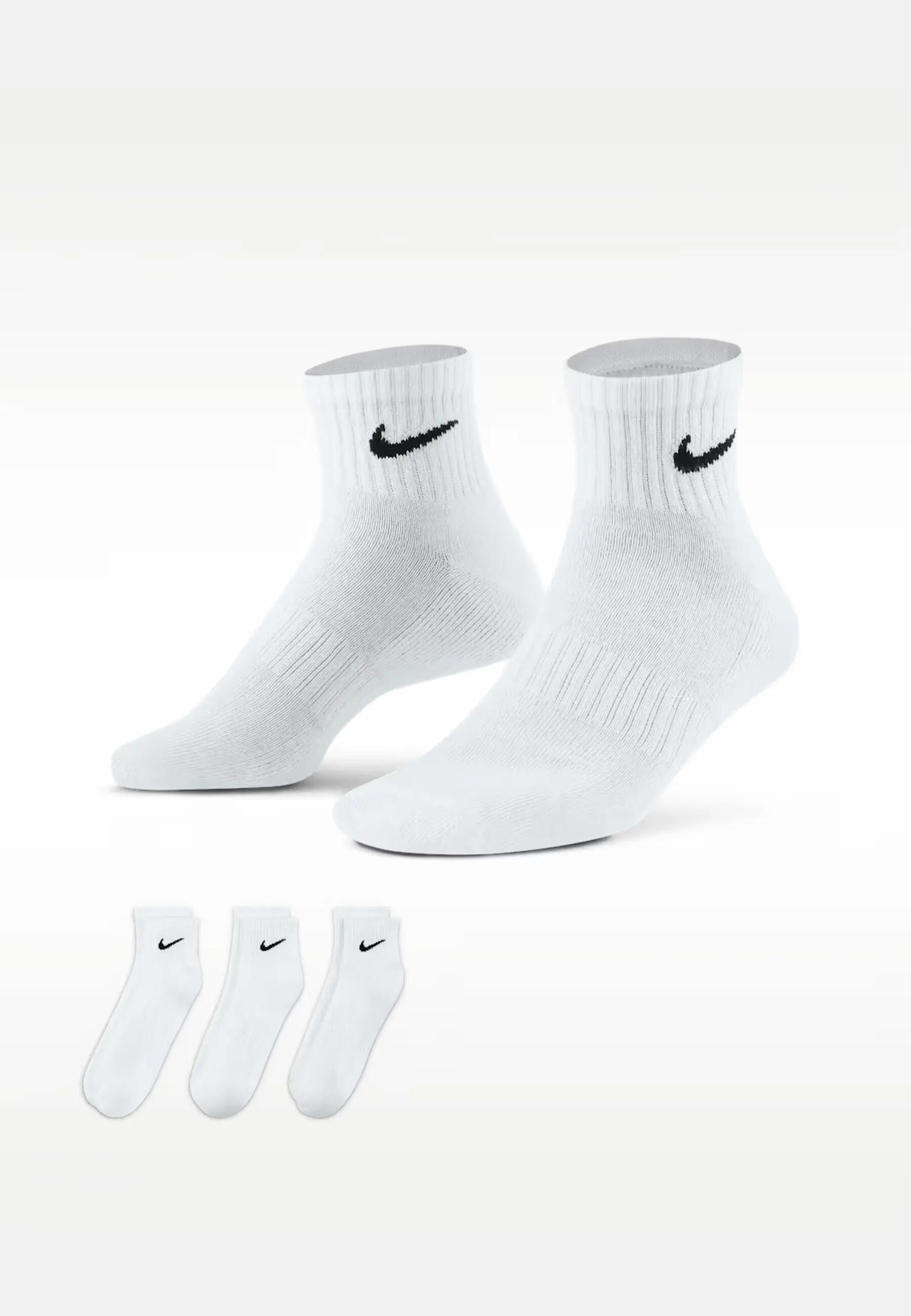 MEIAS Nike Everyday Cush, Branco, Unissex 7/9