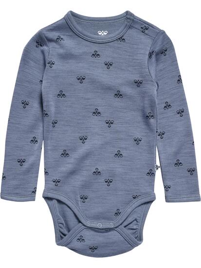 hummel Body L/S z wełny merino - miękkość i ciepło – WHITECAP GRAY