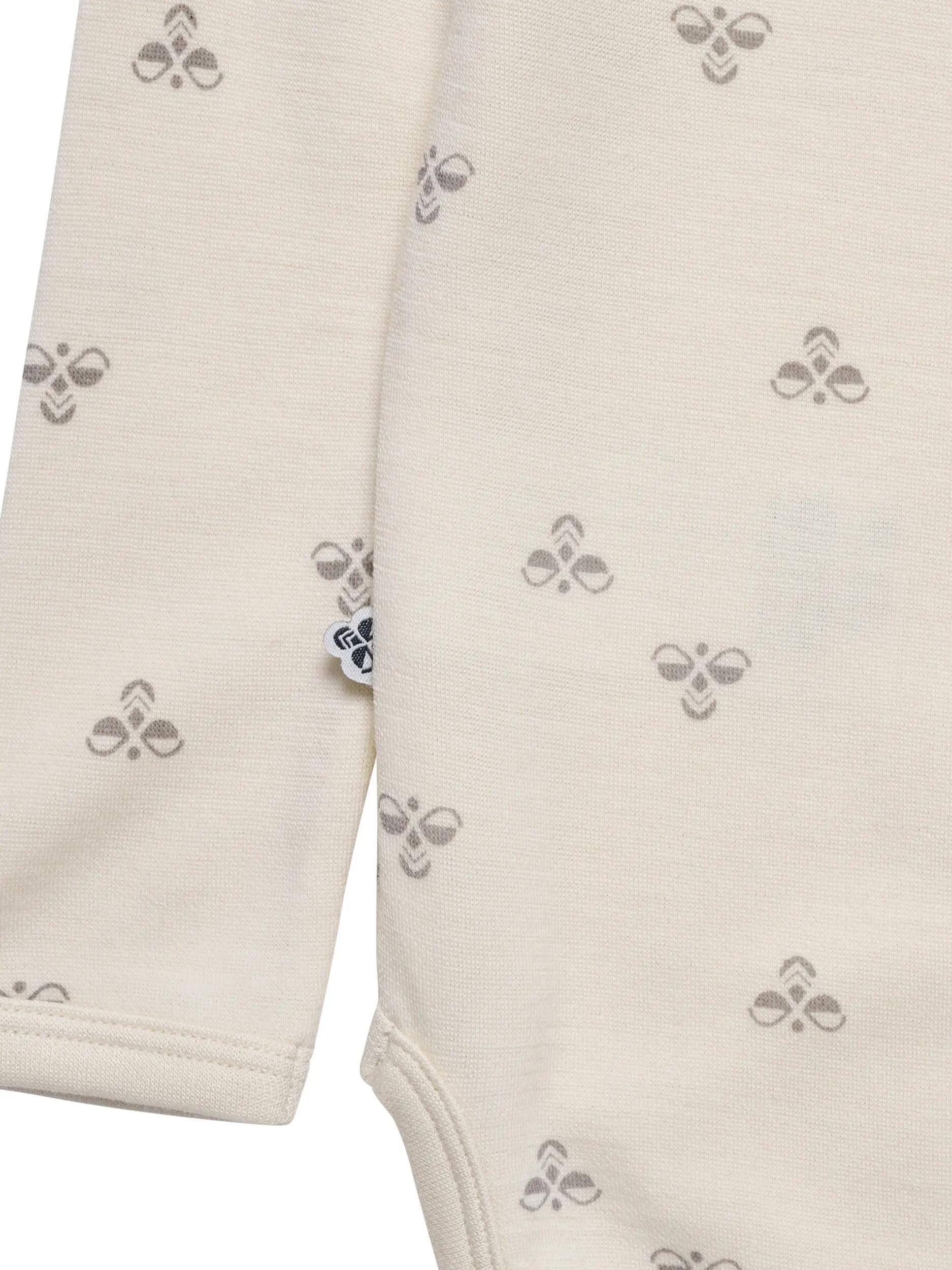 hummel Body z długim rękawem z wełny merino – WHITECAP GRAY 3/4