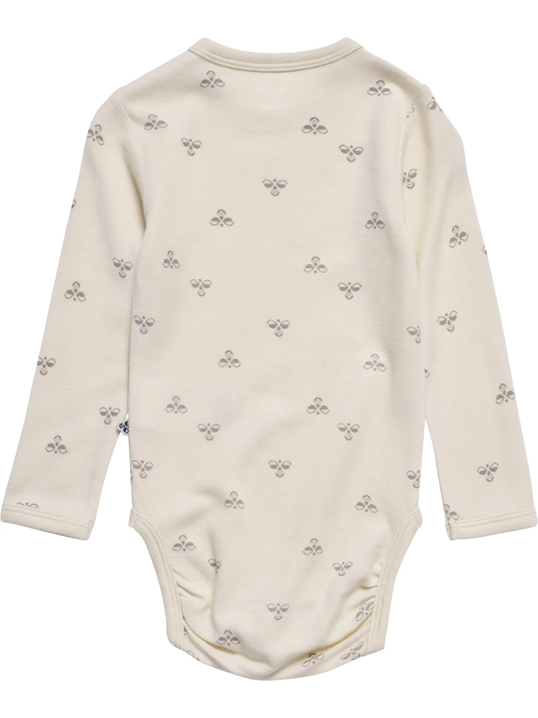 hummel Body z długim rękawem z wełny merino – WHITECAP GRAY 2/4