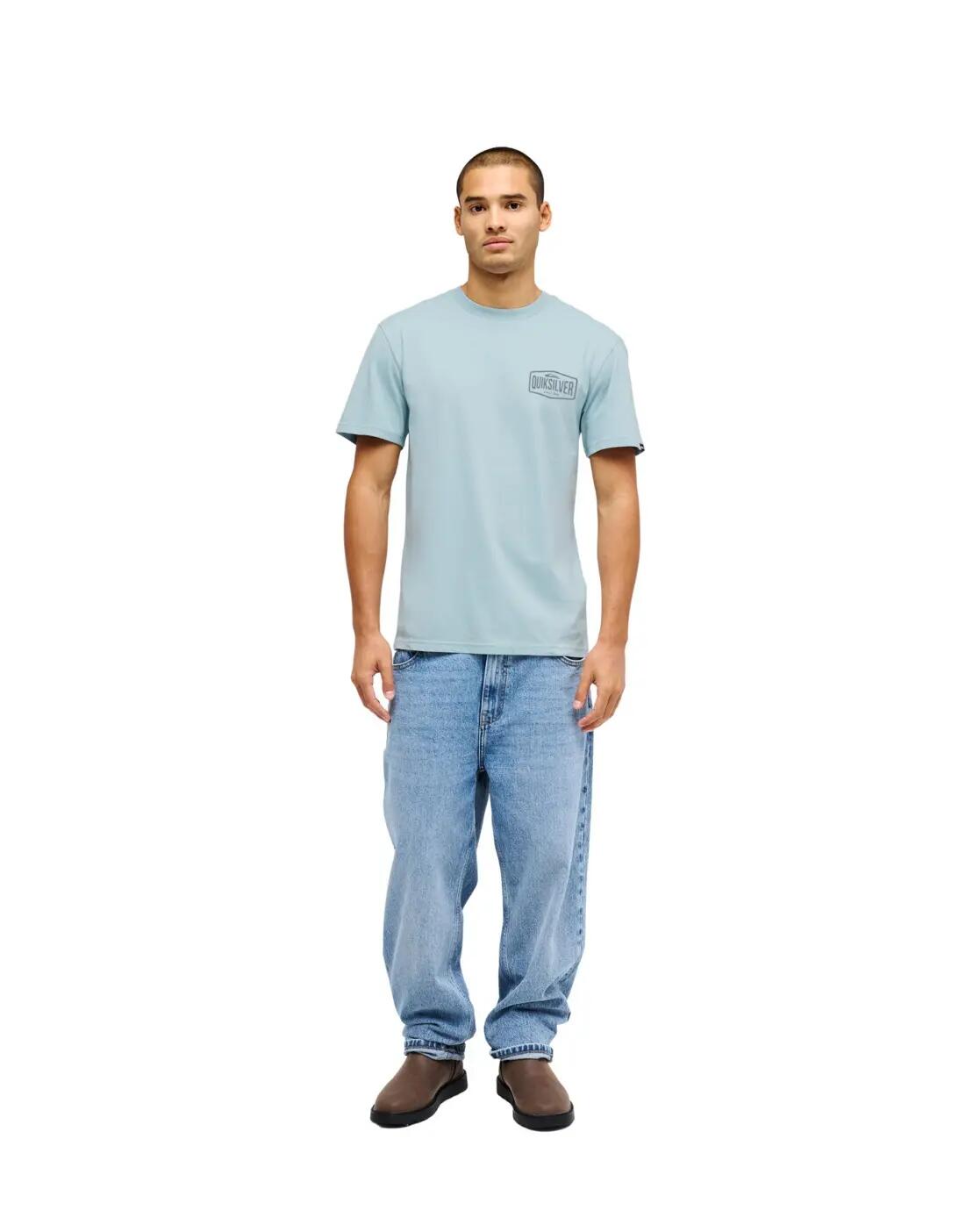 T-Shirt manches courtes EV SURF GARAGE Bleu Homme 3/4