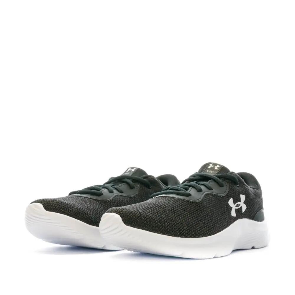Zapatillas running Under Armour Micro 3024131 Mujer Negras/Blancas - Talla 36 6/7