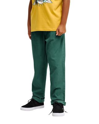 Stretch broek taxer cord grün jongens 8-16