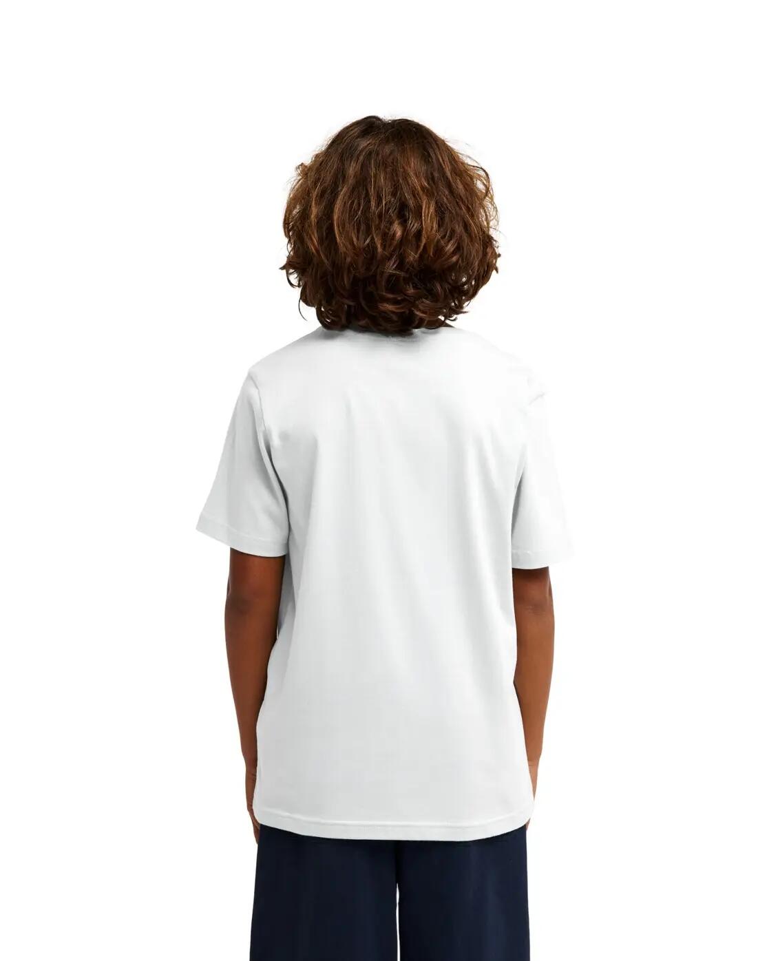 Camiseta de manga corta BASIC Blanco Niño 2/4