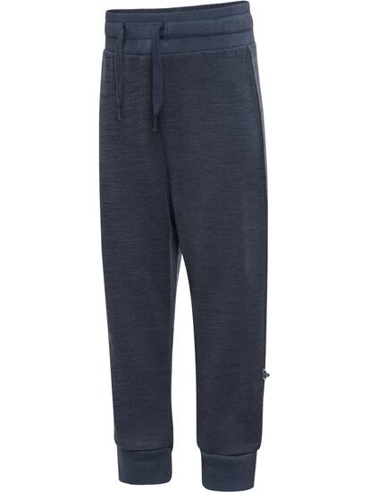 hummel Spodnie wełniane hmlMINI - Merino ciepłe i miękkie – GRAY RIDGE