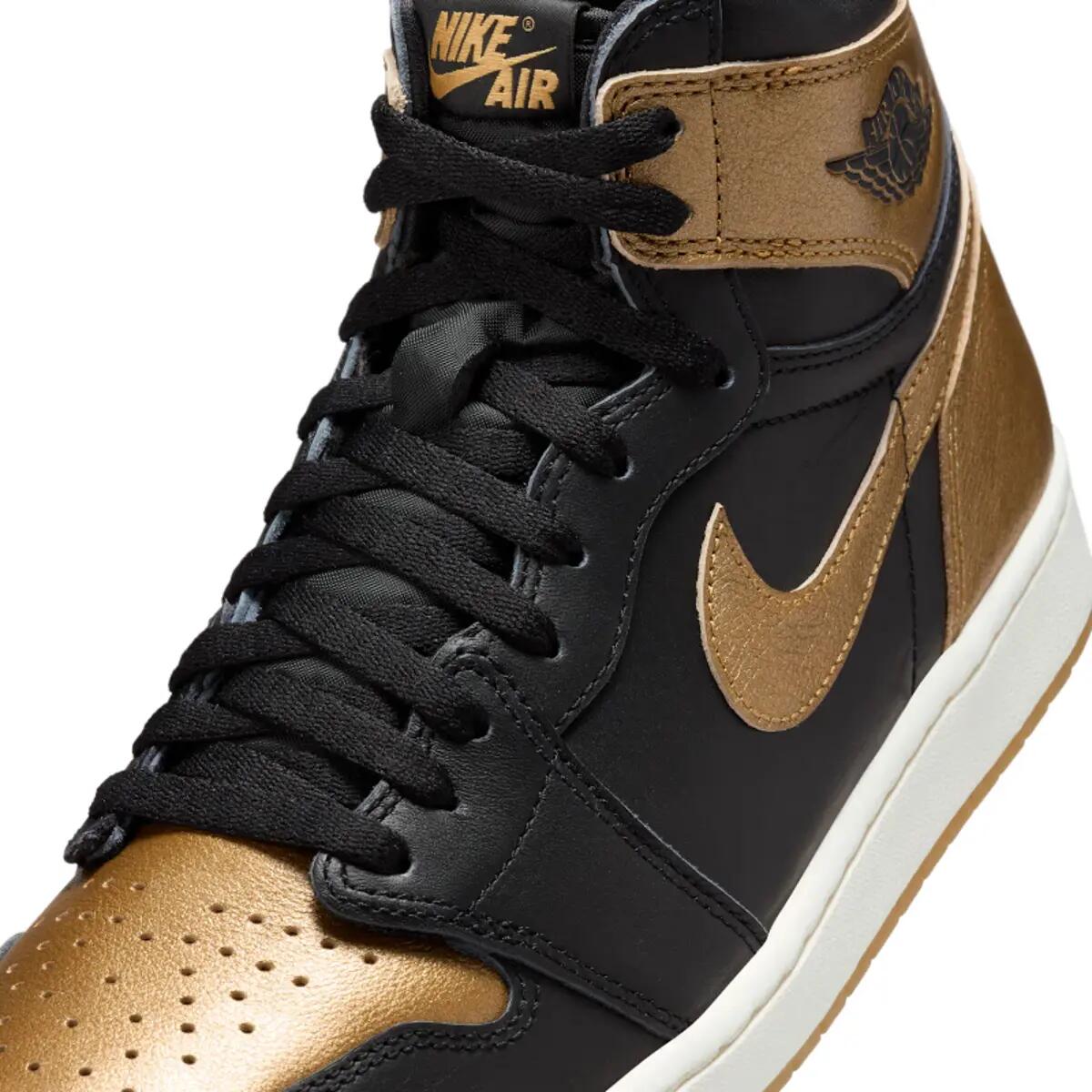 1 Retro High OG Black Metallic Gold 6/6