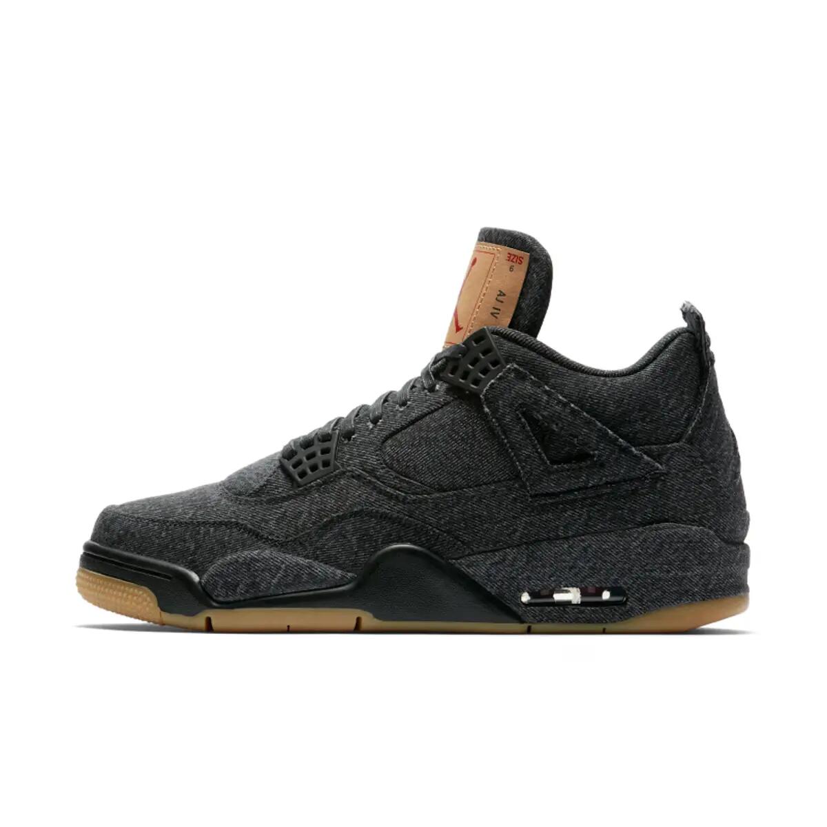Jordan 4 Retro Levi's Black (Levi's Tag) 3/6