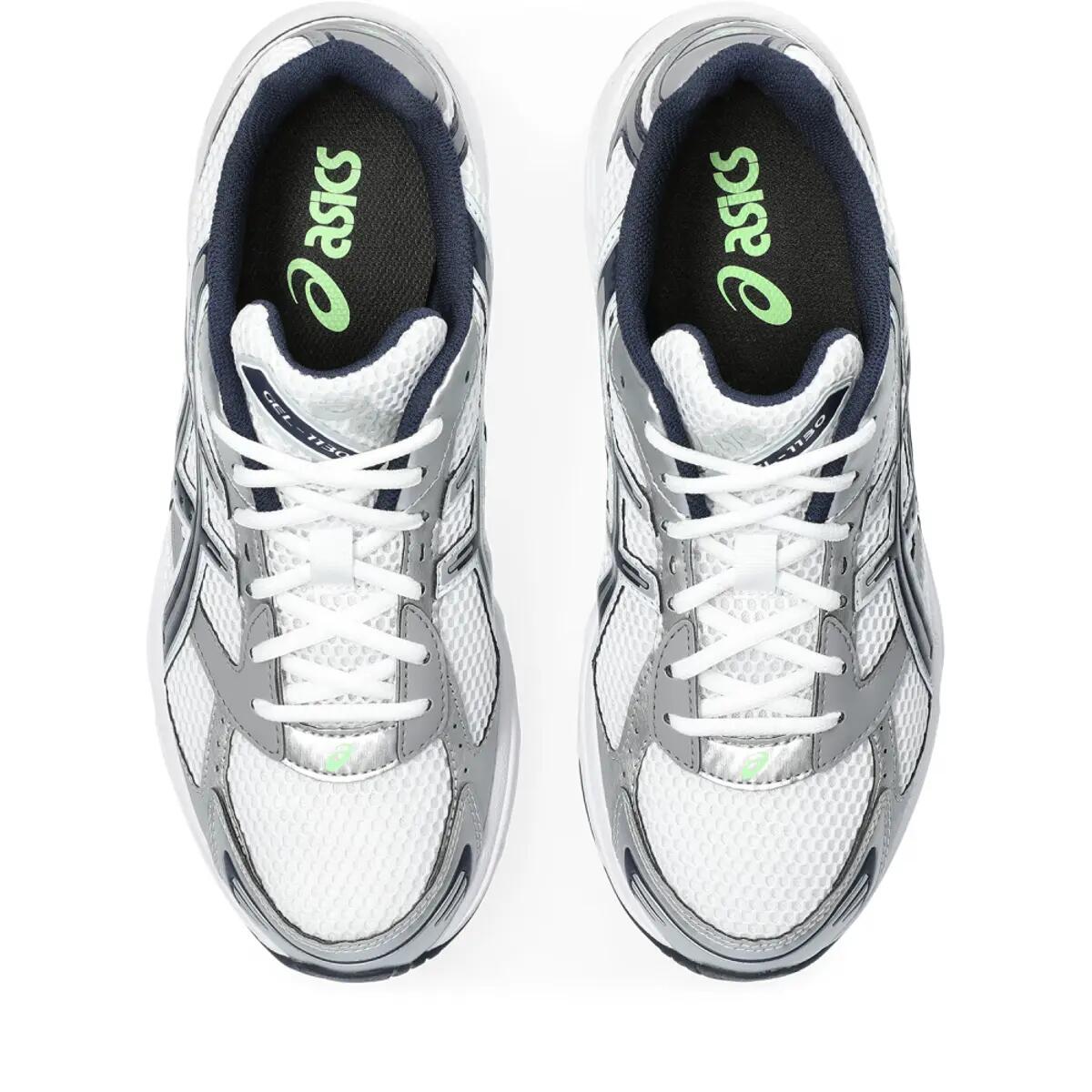 ASICS Gel-1130 White Mid Grey Lime Green 4/6