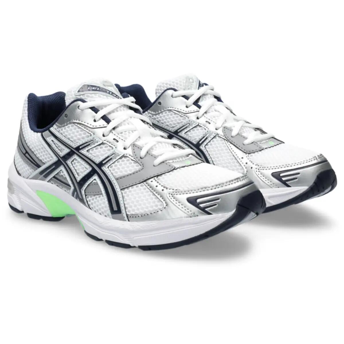 ASICS Gel-1130 White Mid Grey Lime Green 3/6