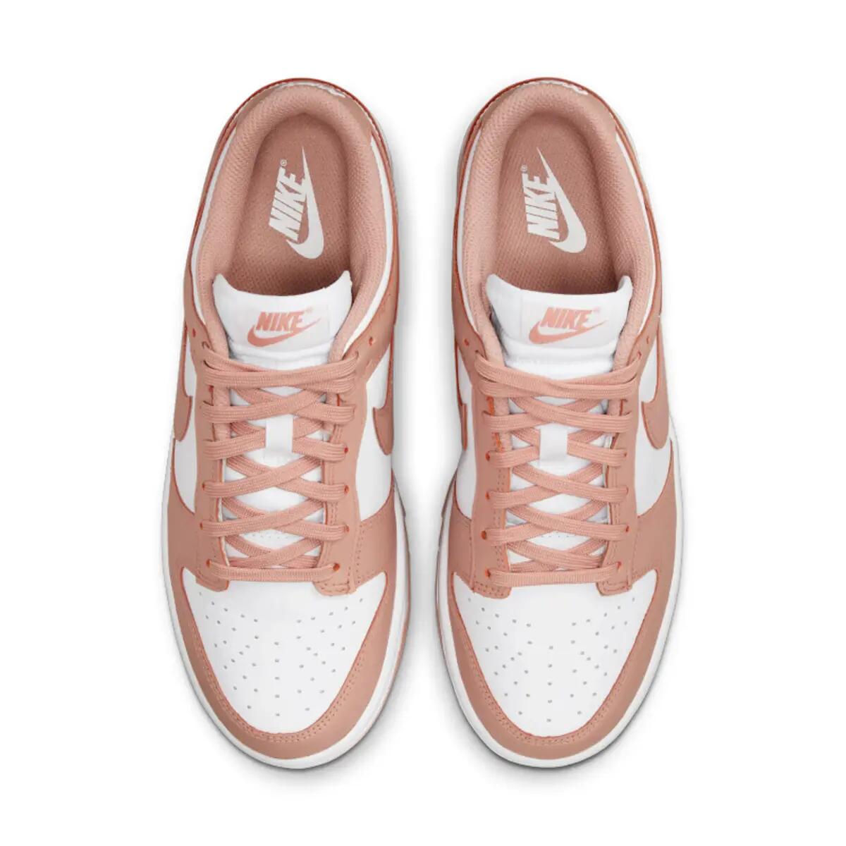 Chaussures Nike Dunk Low Blanc/Rose 5/6