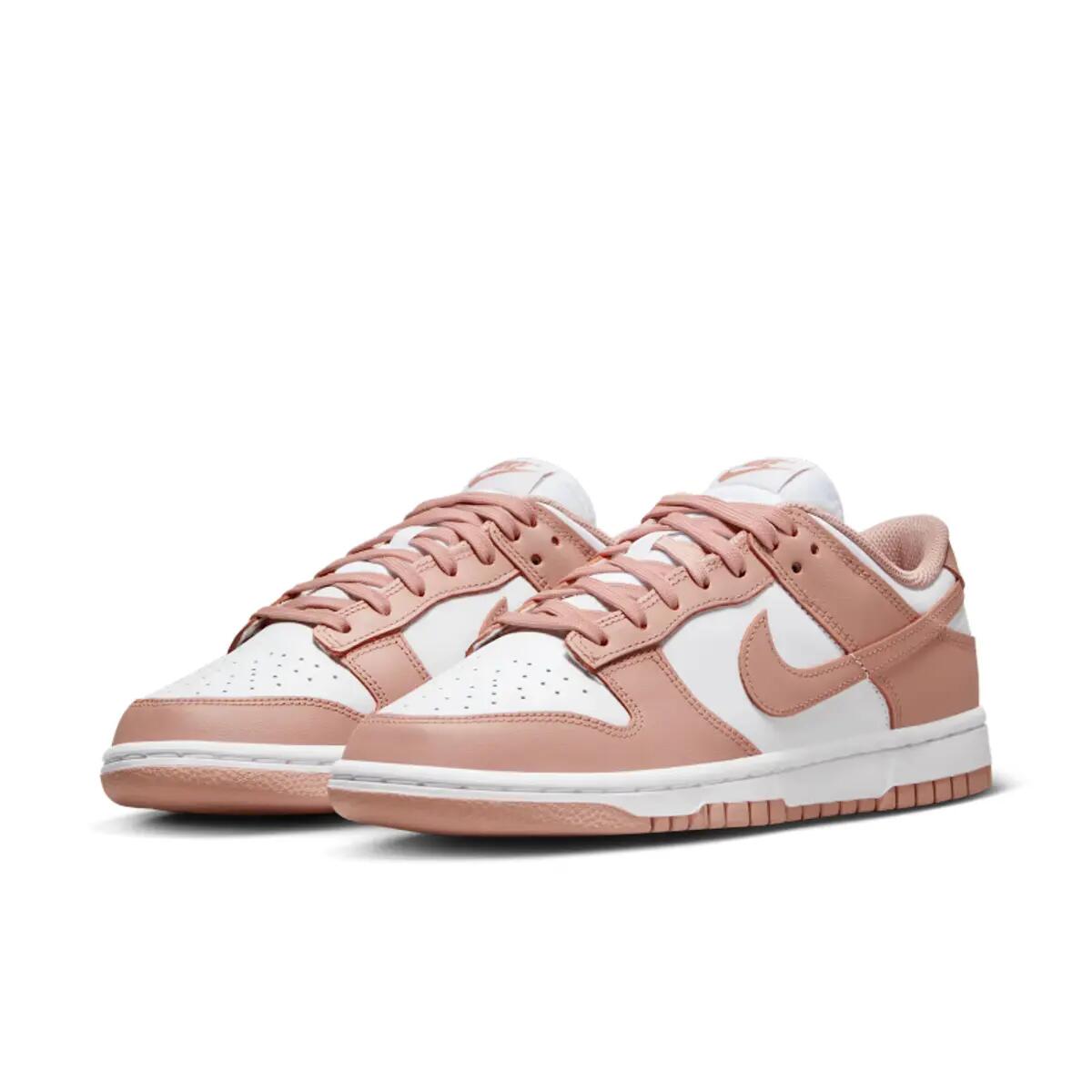 Chaussures Nike Dunk Low Blanc/Rose 4/6