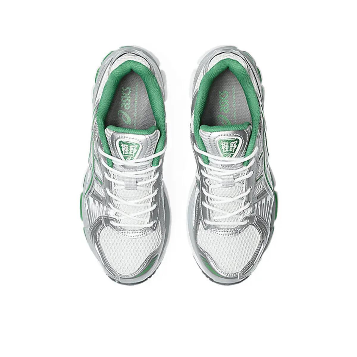 Laufschuhe ASICS Gel-Kayano 12.1 Silber/Grün 3/5