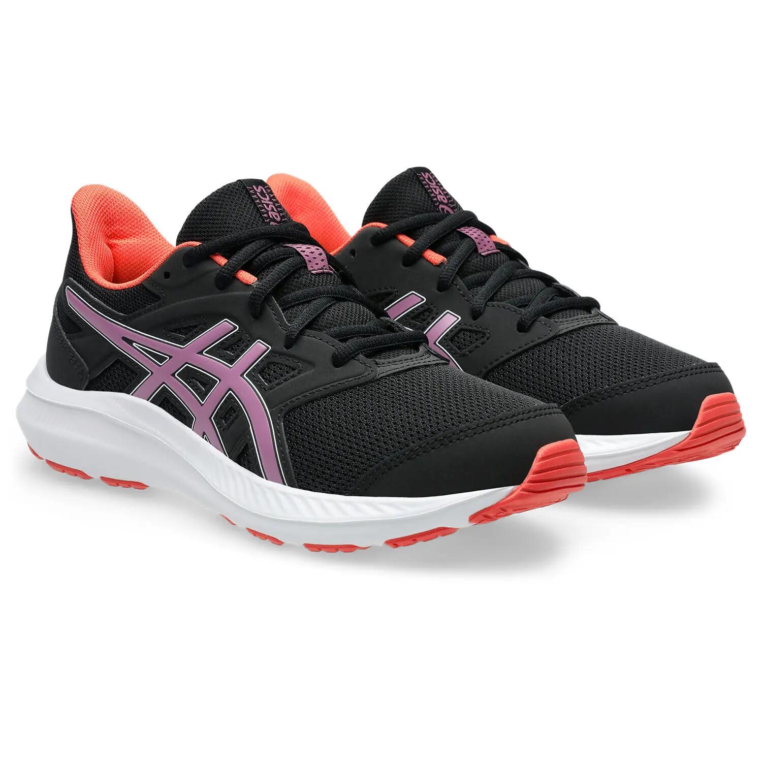Chaussures De Running Enfants, Unisexe - ASICS Jolt 4 GS - Black/Ube 3/7