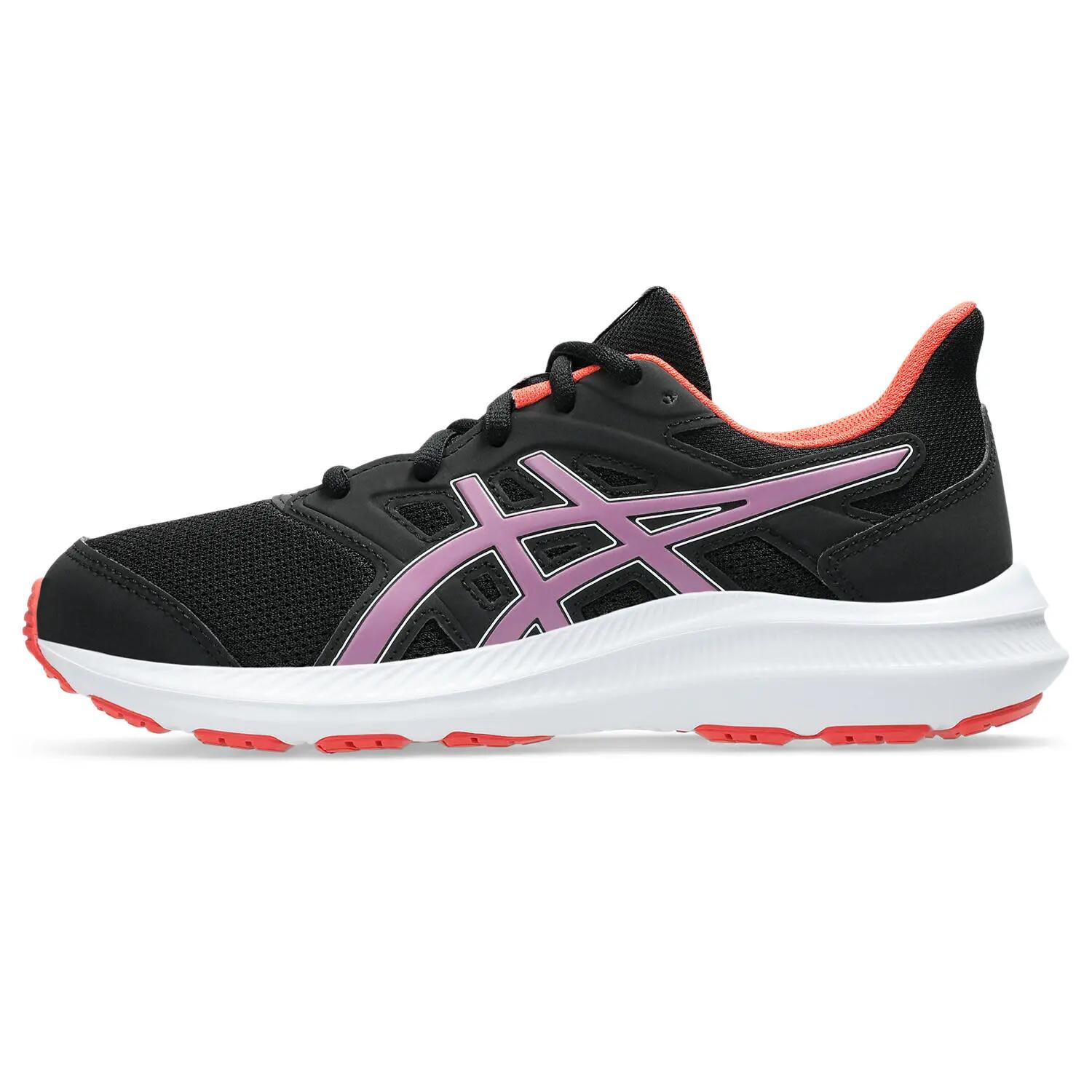 Chaussures De Running Enfants, Unisexe - ASICS Jolt 4 GS - Black/Ube 2/7
