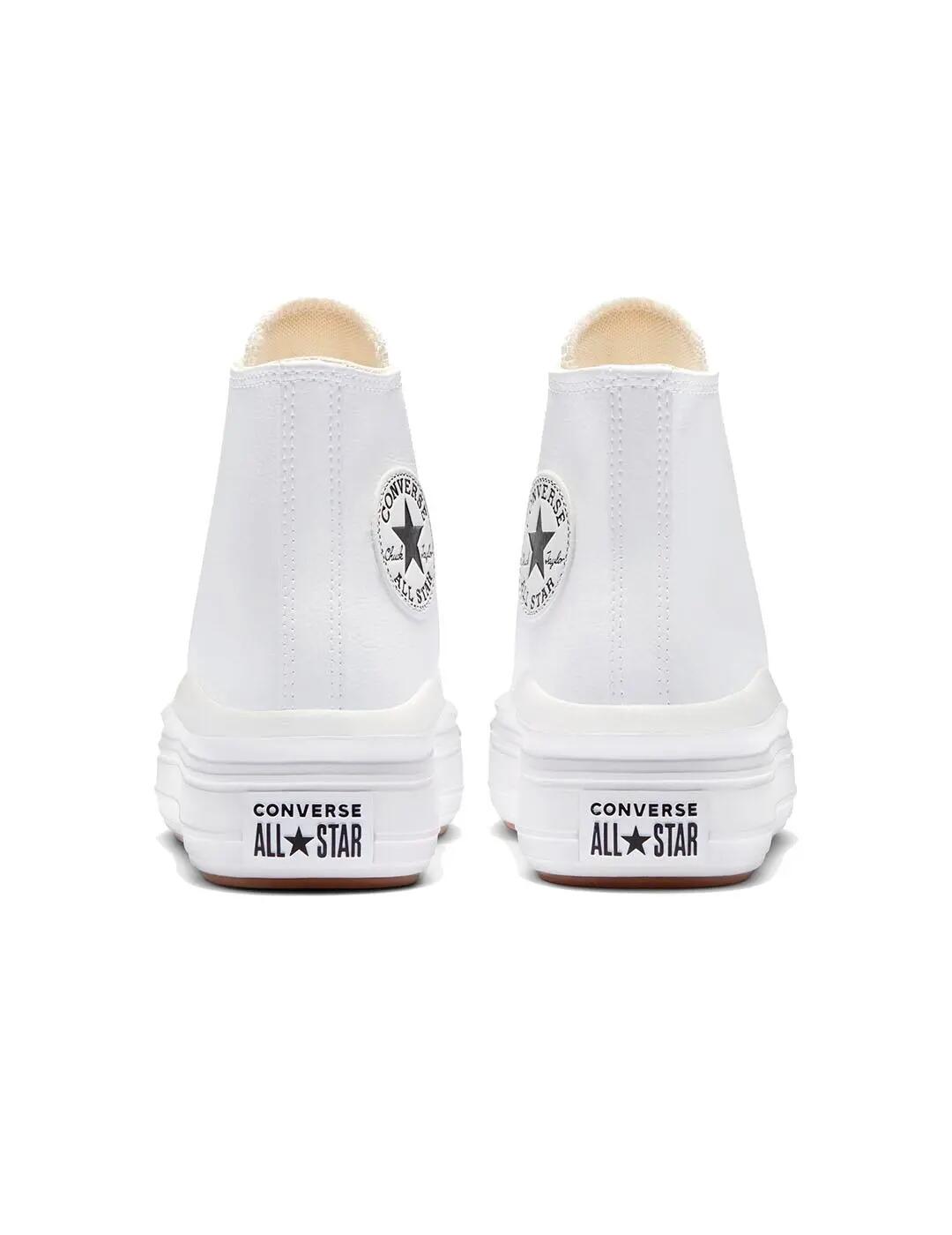 Zapatillas Converse Chuck Taylor All Star Move Platform Blancas 3/6