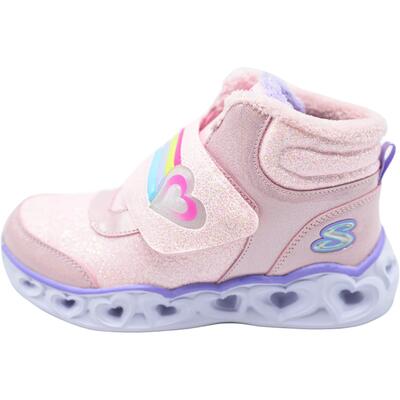 Laarzen skechers heart lights brilliant, roze, kinderen