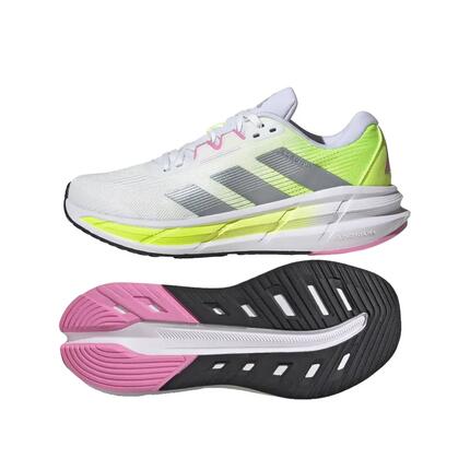 Chaussures de course adidas Questar 3 Blanche/Rose