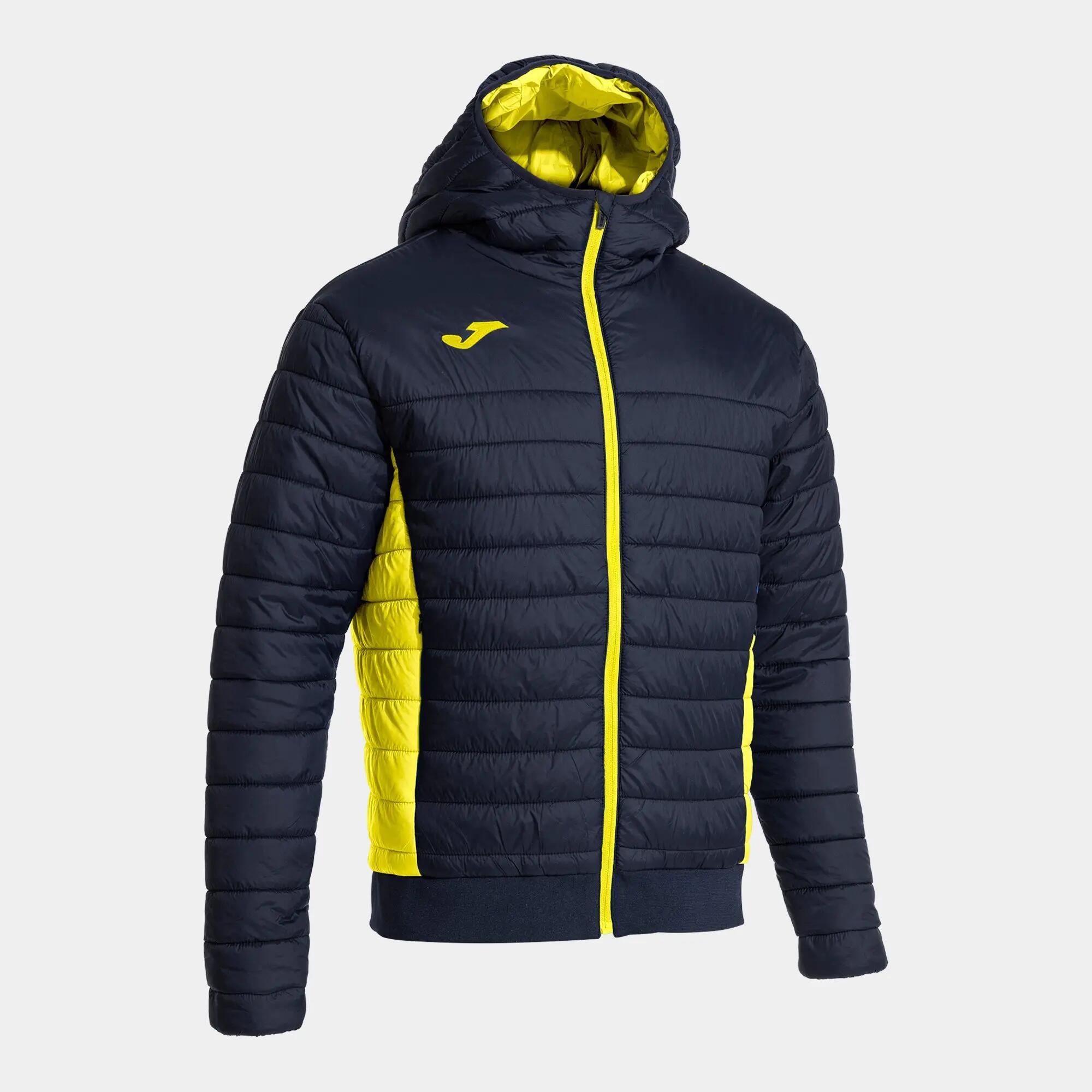 Geacă matlasată JOMA Urban V negru/galben