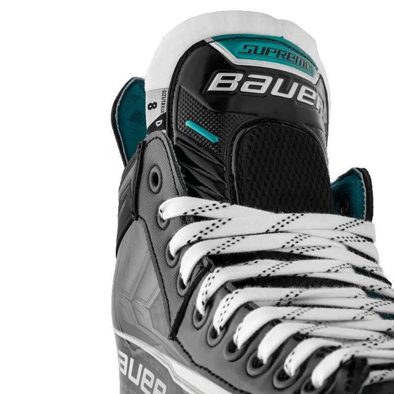 BAUER Supreme F20 Senior D schwarze Eishockey-Schlittschuhe für Erwachsene 5/7