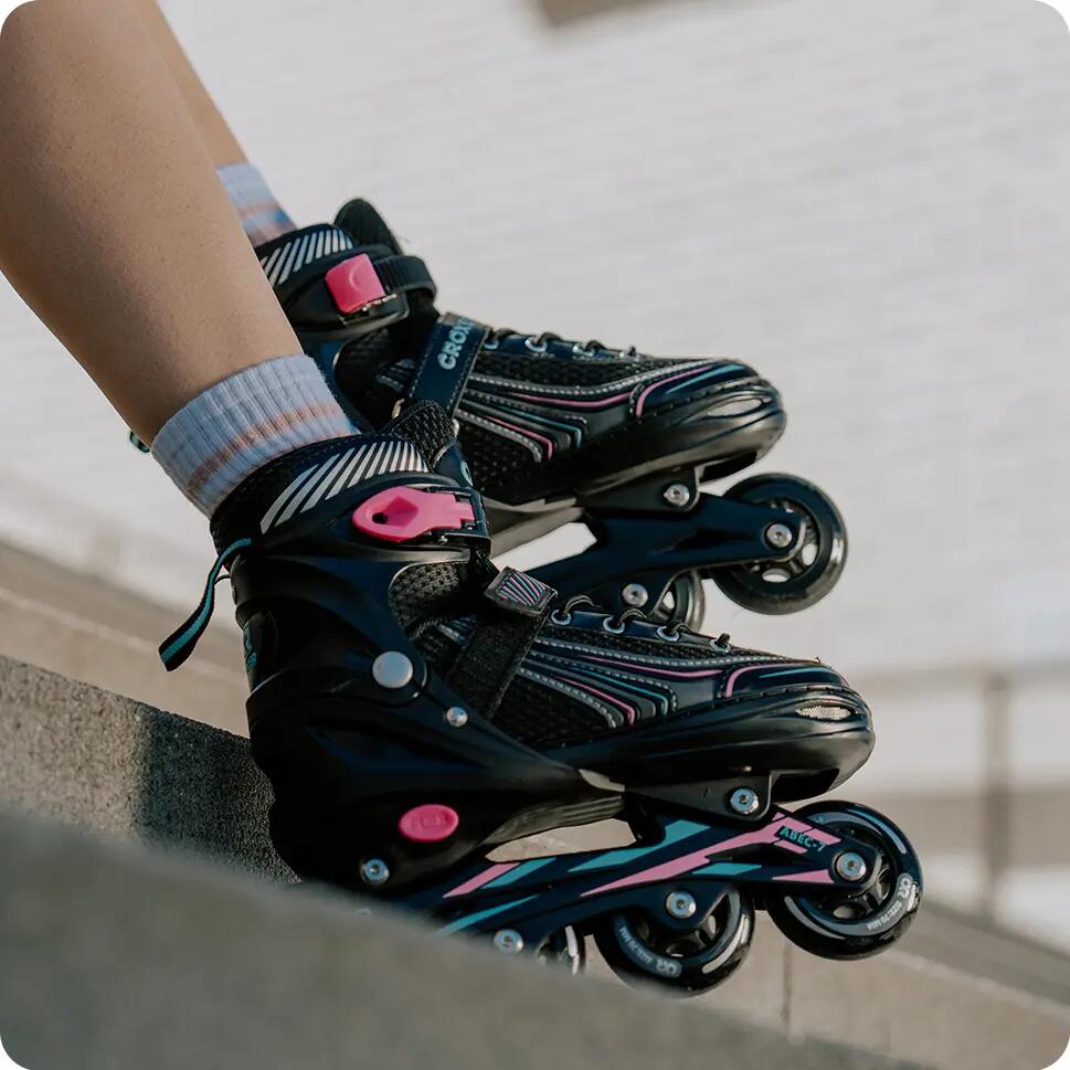 Patins à roulettes ajustables Optima Mint/Pink 6/6