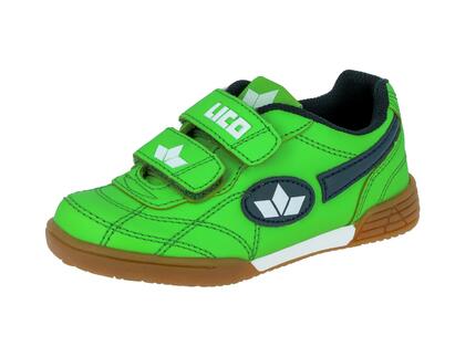 Sportschuhe LICO Bernie V grün synthetisch mit Klettverschluss