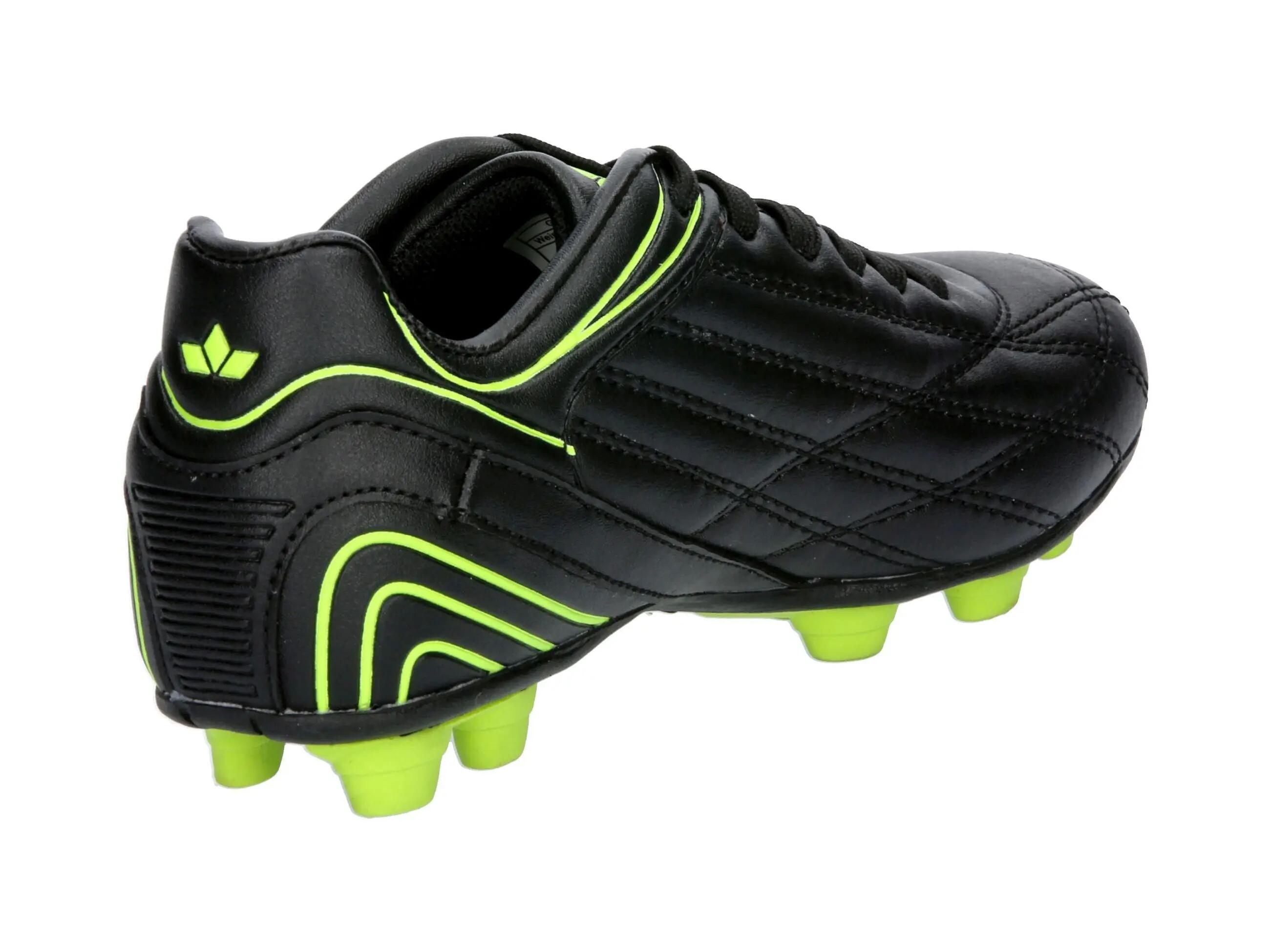 Chaussure de football LICO Soccer Champ synthétique noire, laçage 4/6