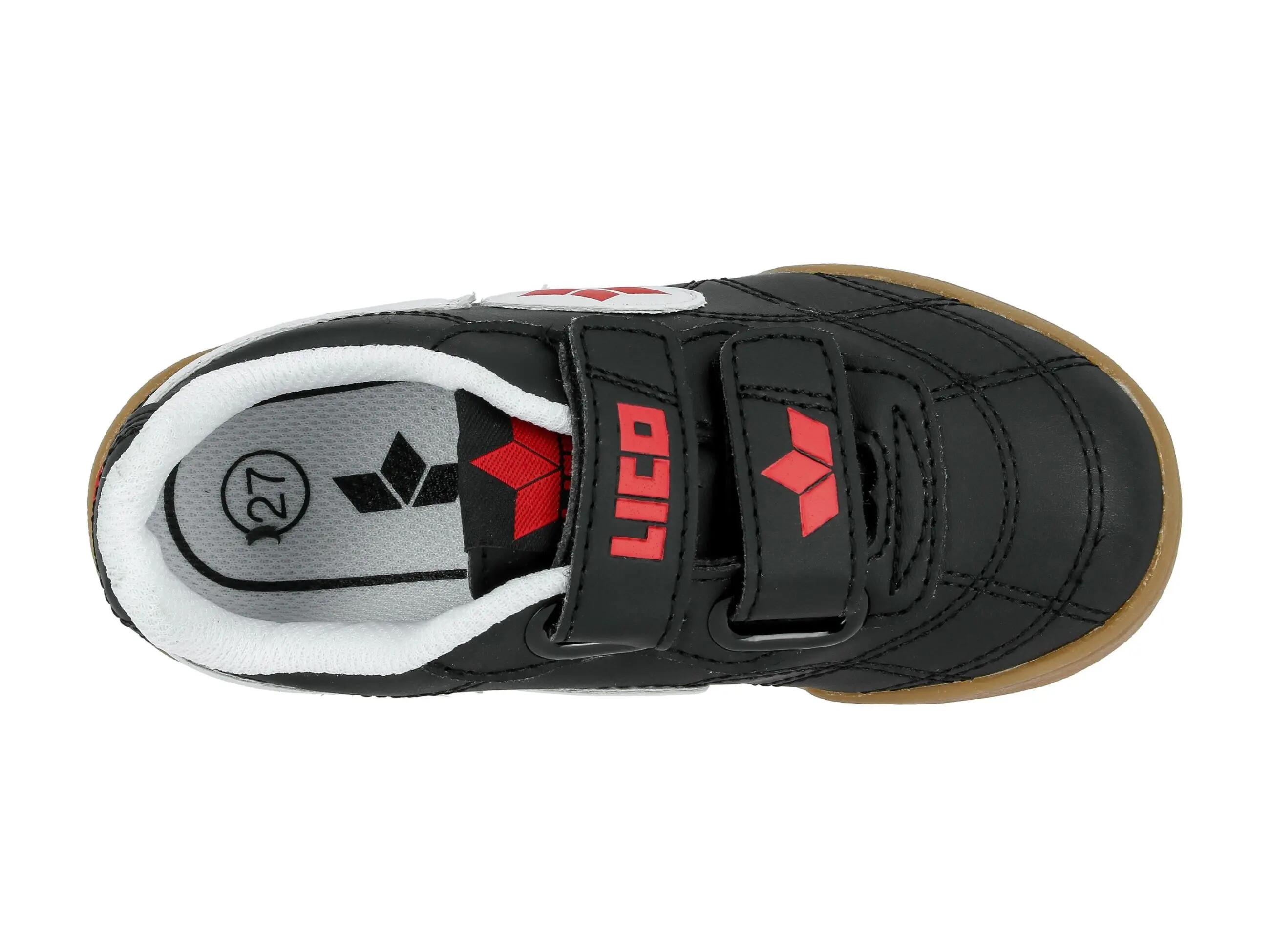 Chaussure intérieure LICO Bernie V garçon noire velcro synthétique 5/6