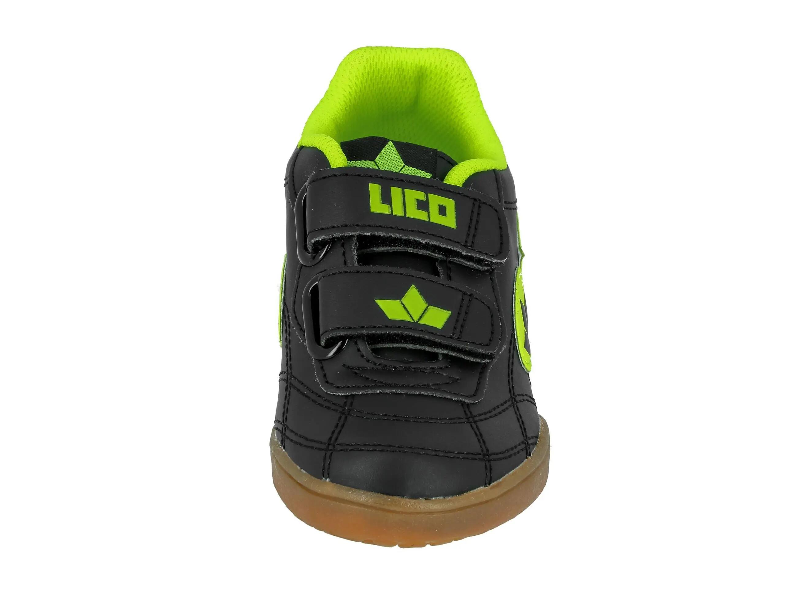 Chaussure LICO Bernie V garçon noir synthétique velcro semelle amovible 3/6