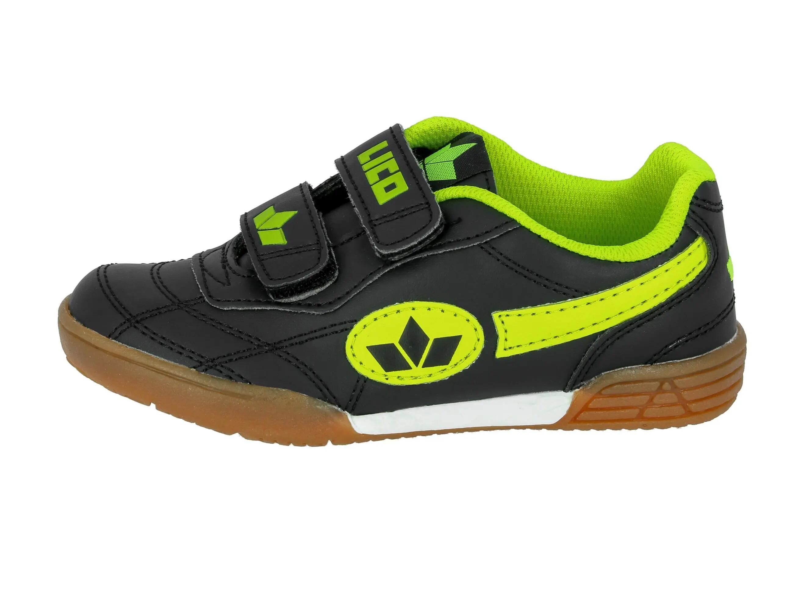 Chaussure LICO Bernie V garçon noir synthétique velcro semelle amovible 2/6