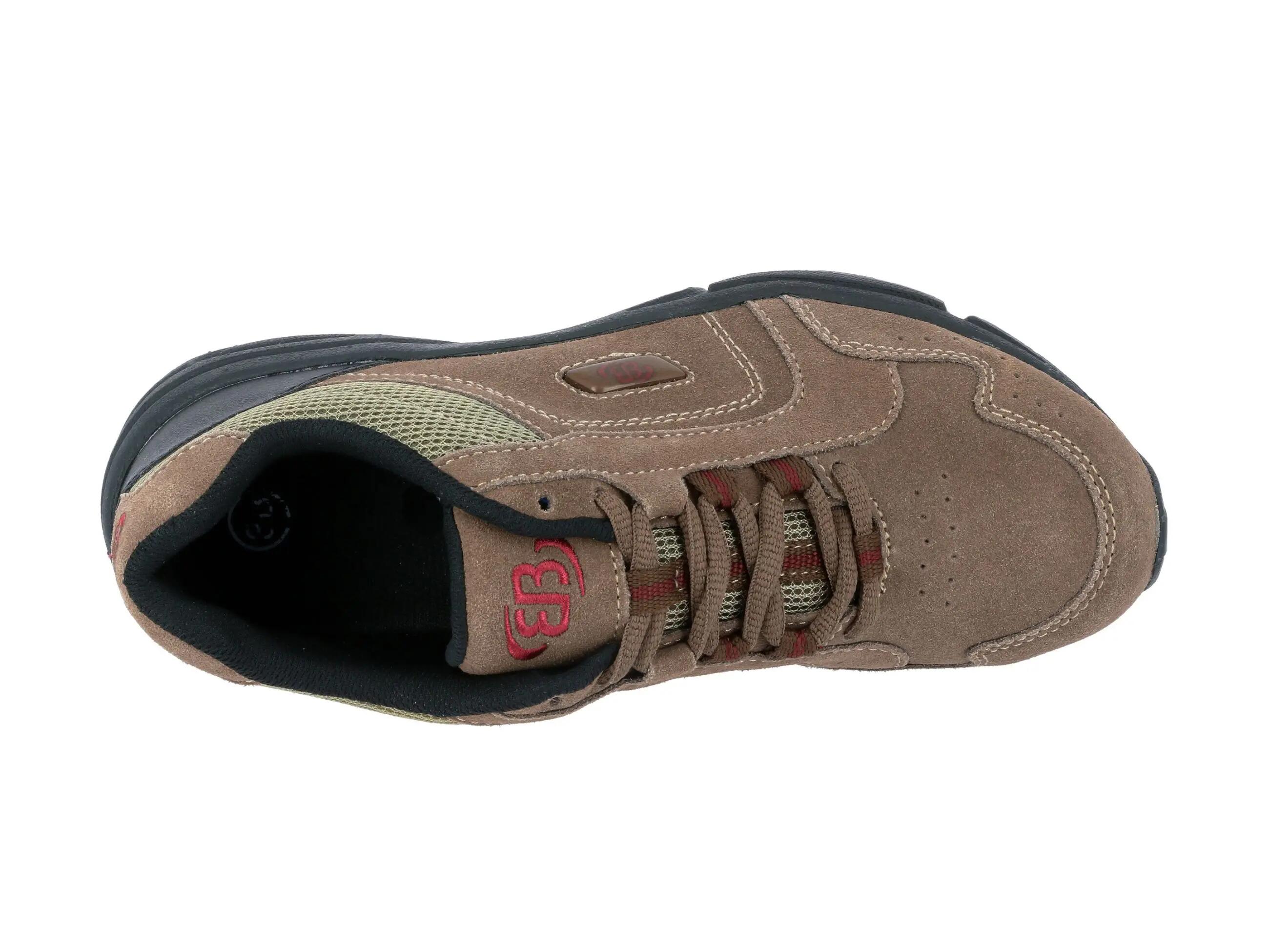 Brütting Circle Herren-Walking-Schuh Veloursleder Braun 5/6