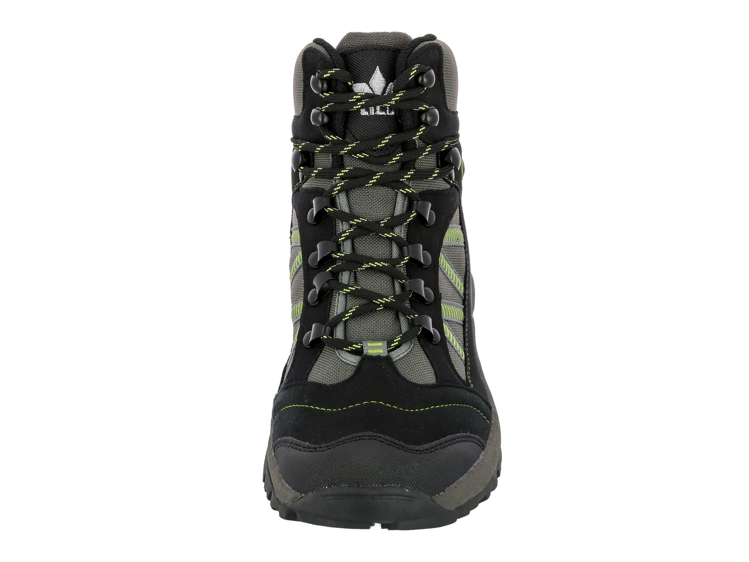 Chaussure de randonnée LICO Rancher High nylon noir, laçage, semelle TPR 3/6