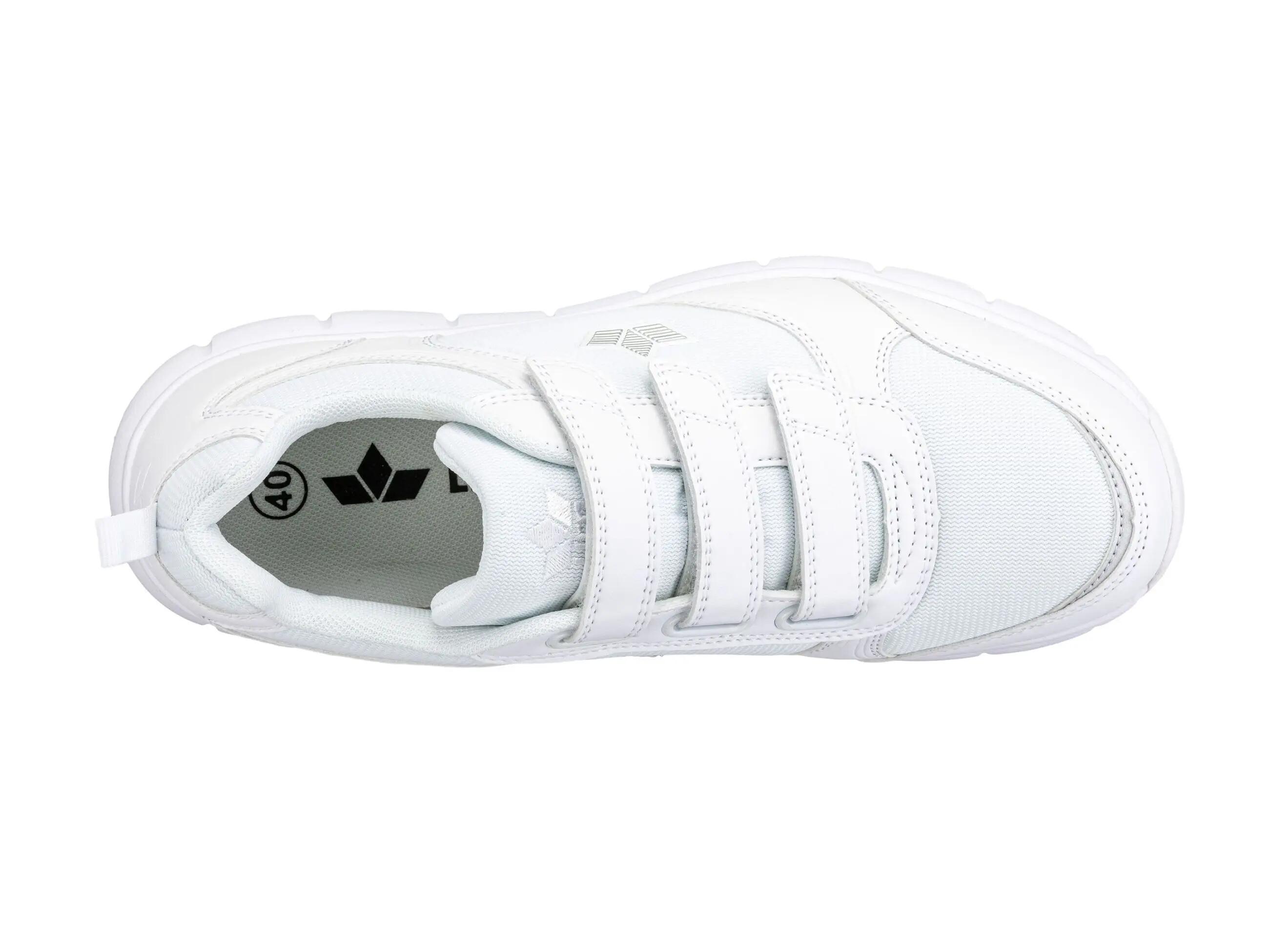 Scarpa LICO Lionel V uomo nylon bianco con velcro suola ammortizzante 5/6