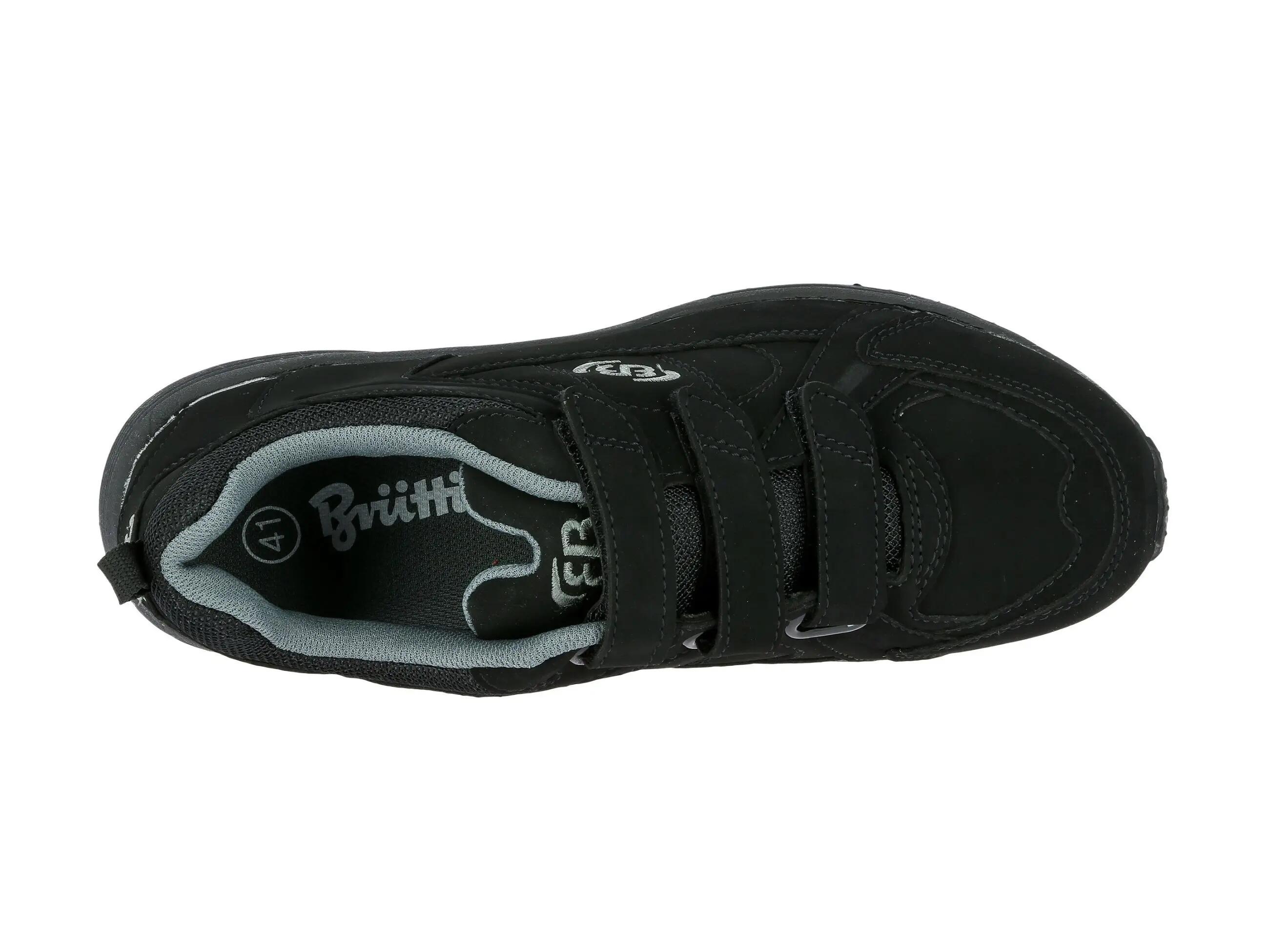 Chaussure randonnée Brütting Hiker V Hommes synthétique noir velcro 5/6