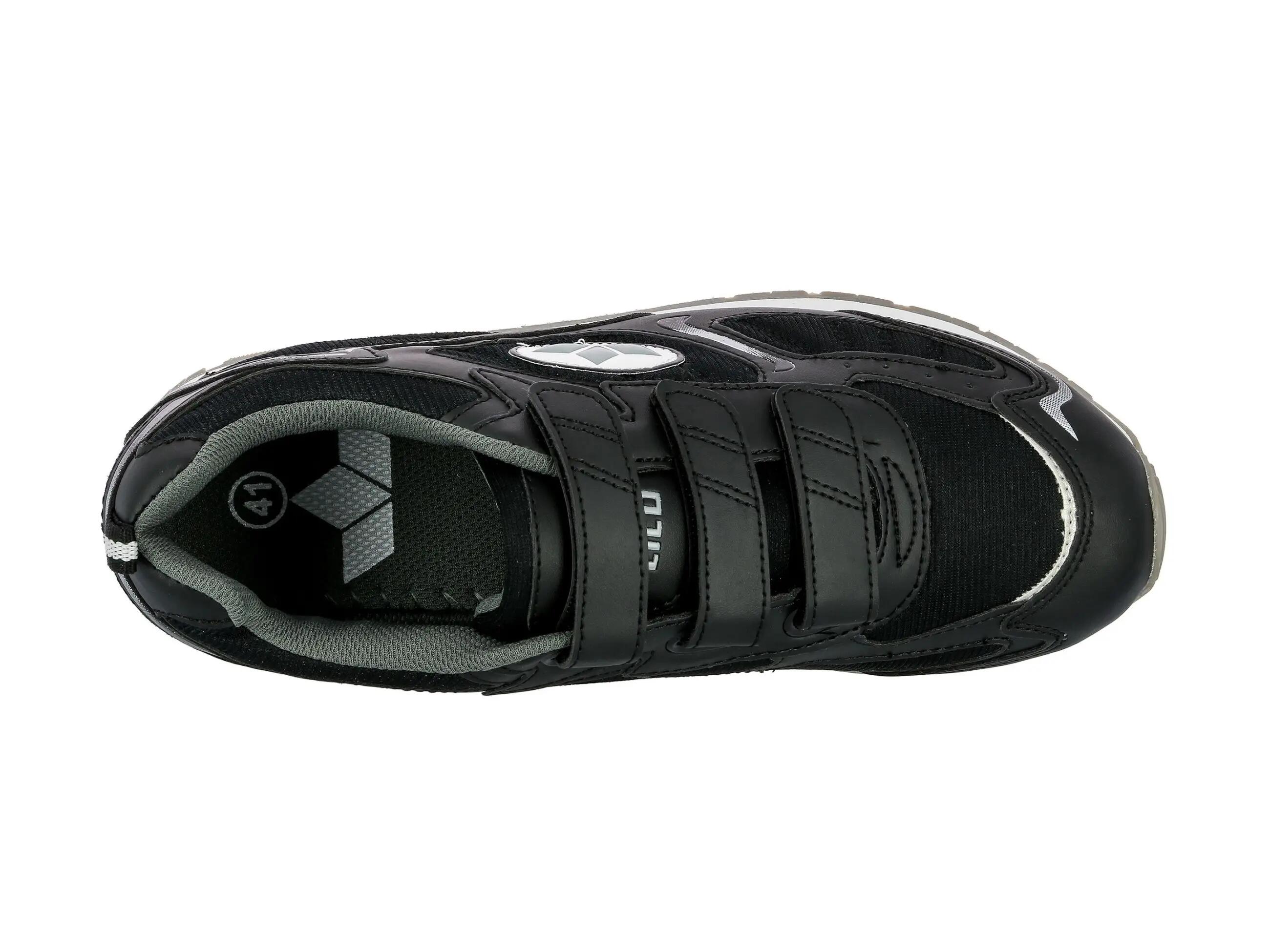 Chaussure de randonnée LICO Nelson V nylon noir velcro, semelle caoutchouc 5/6