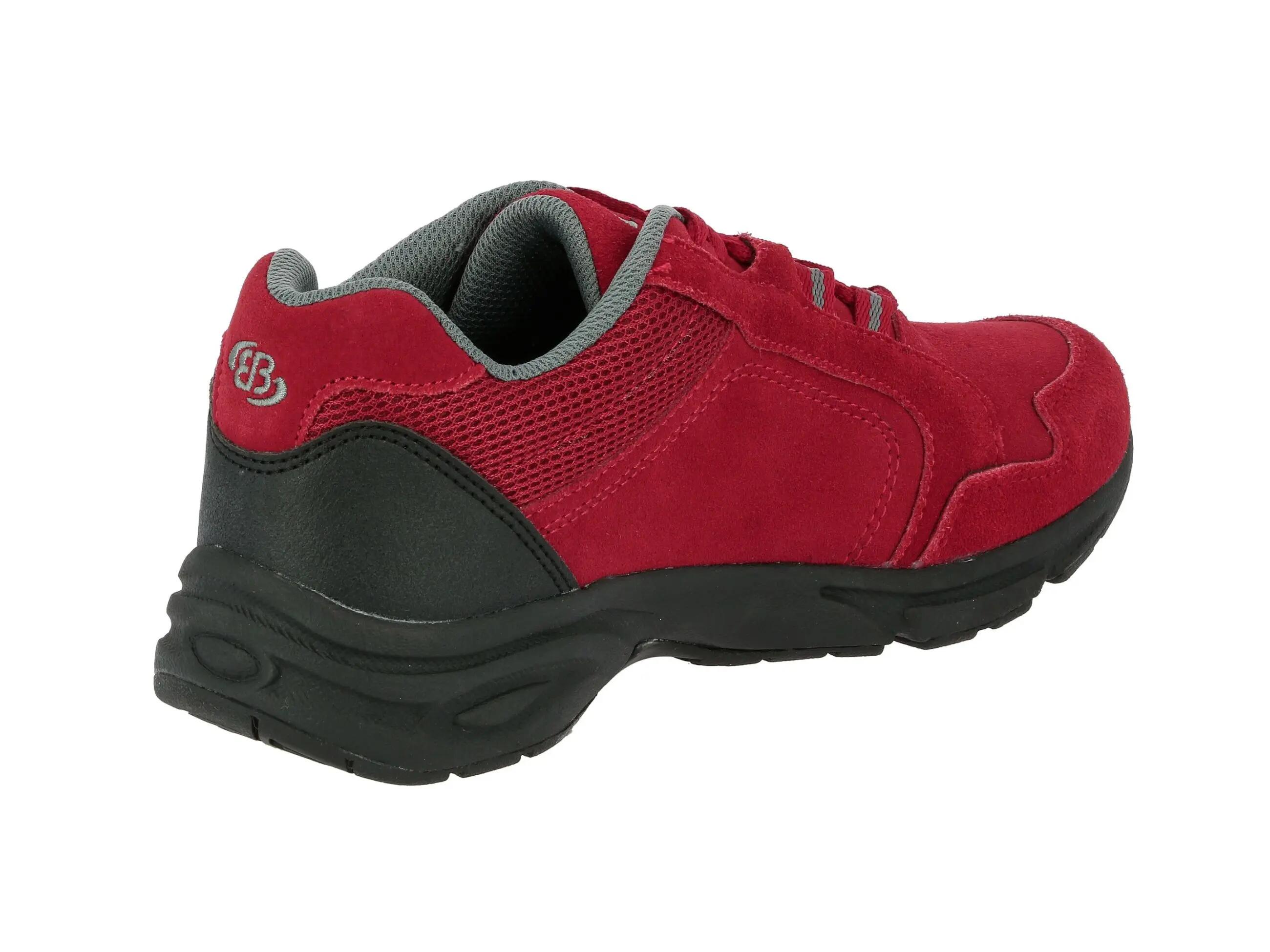 Nordic-Walking-Schuh Brütting Circle Damen Veloursleder rot 4/6