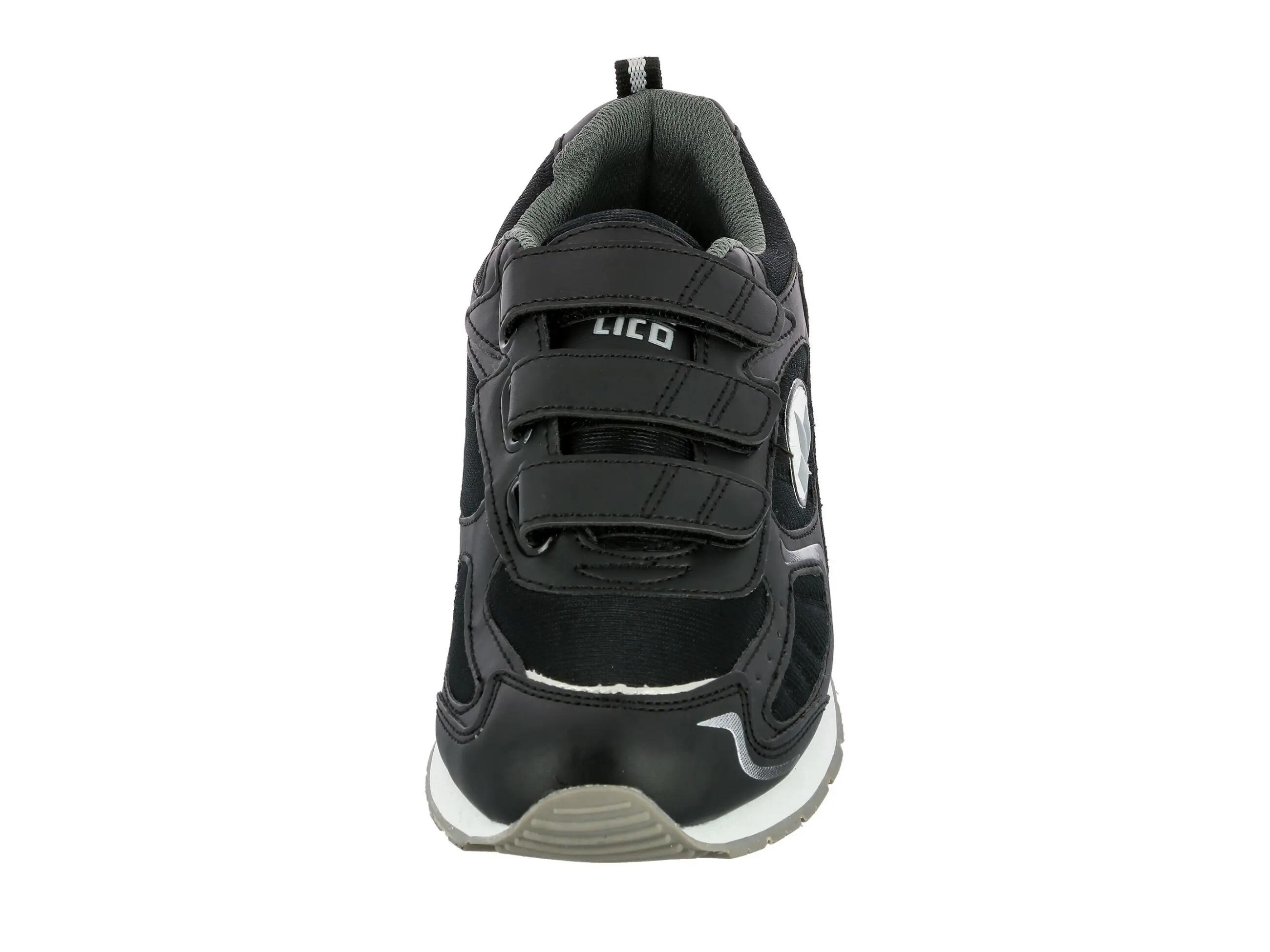 Chaussure de randonnée LICO Nelson V nylon noir velcro, semelle caoutchouc 3/6