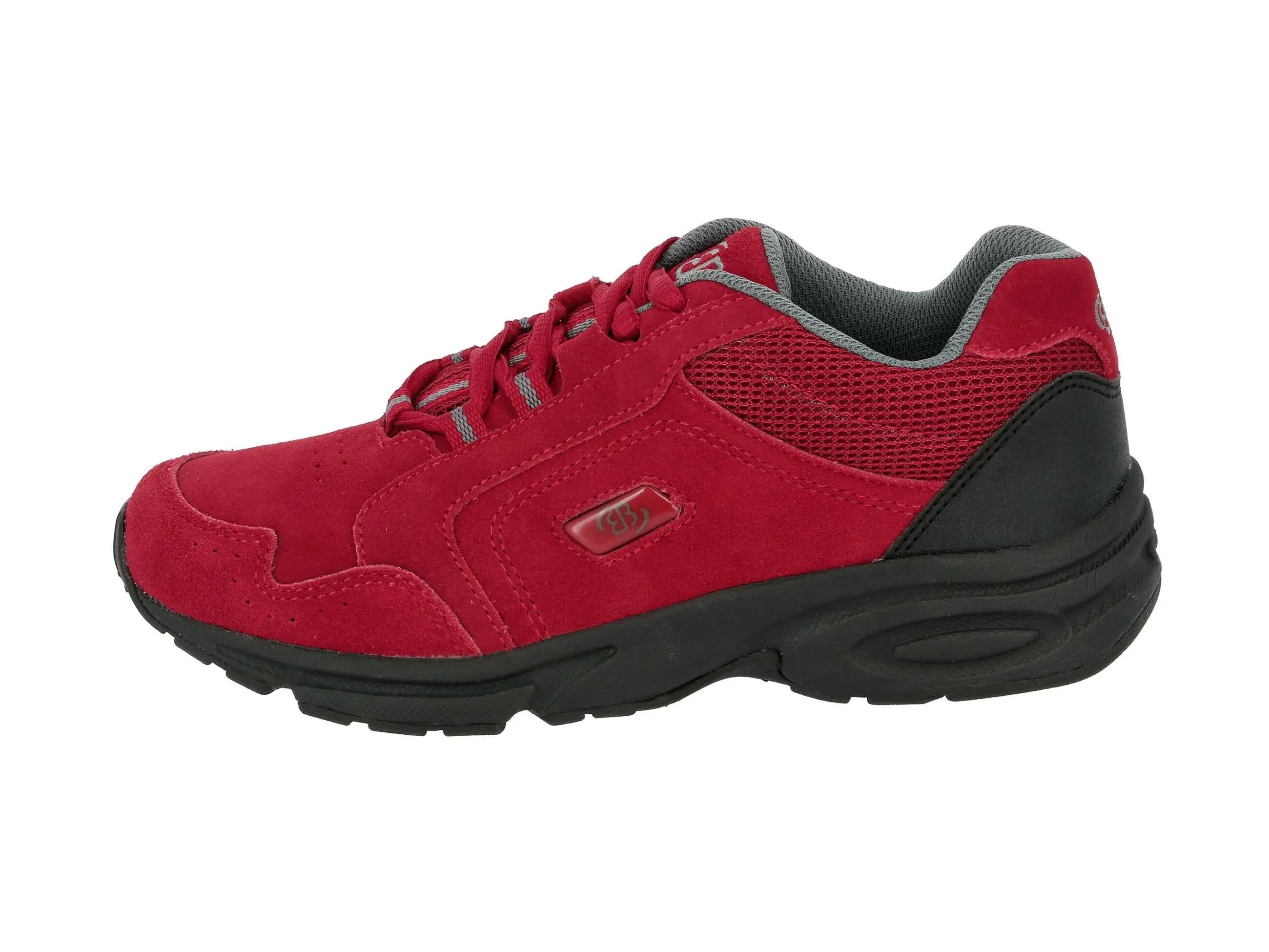Nordic-Walking-Schuh Brütting Circle Damen Veloursleder rot 2/6