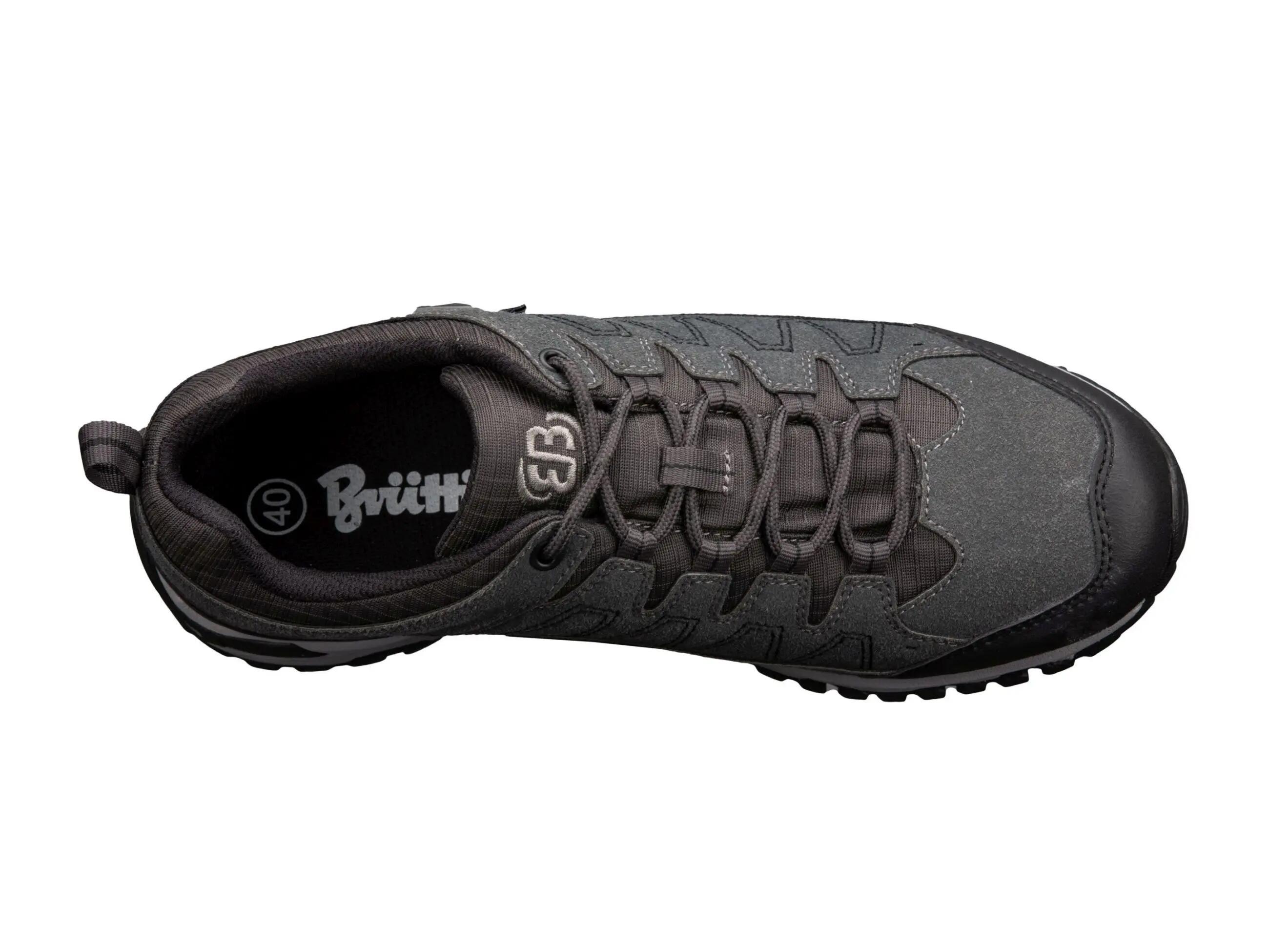 Chaussure Brütting Mount Mills homme gris imperméable Vibram 5/6