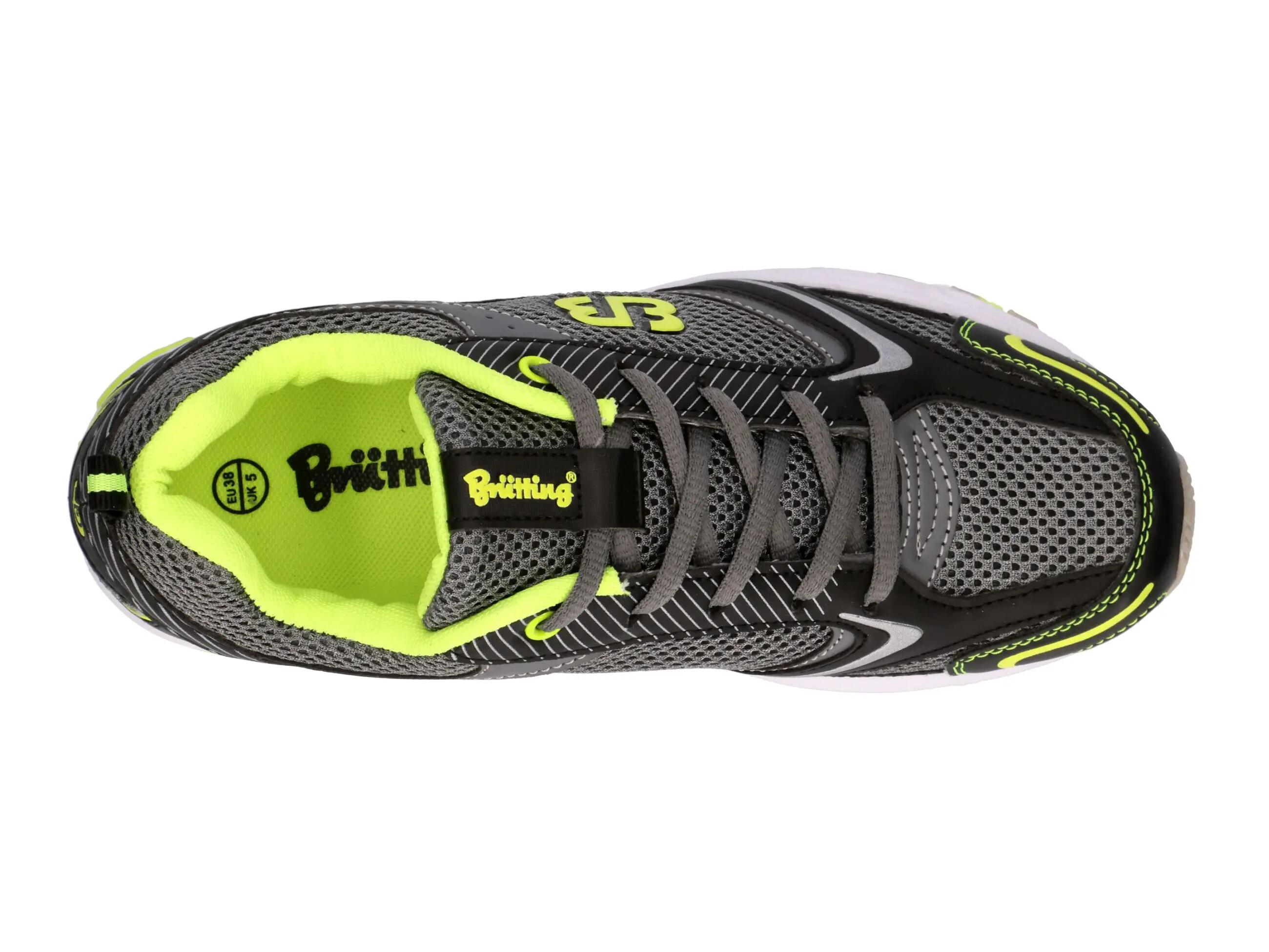 Joggingschoenen - Heren - Brütting - Nylon - Grijs/groen 5/6