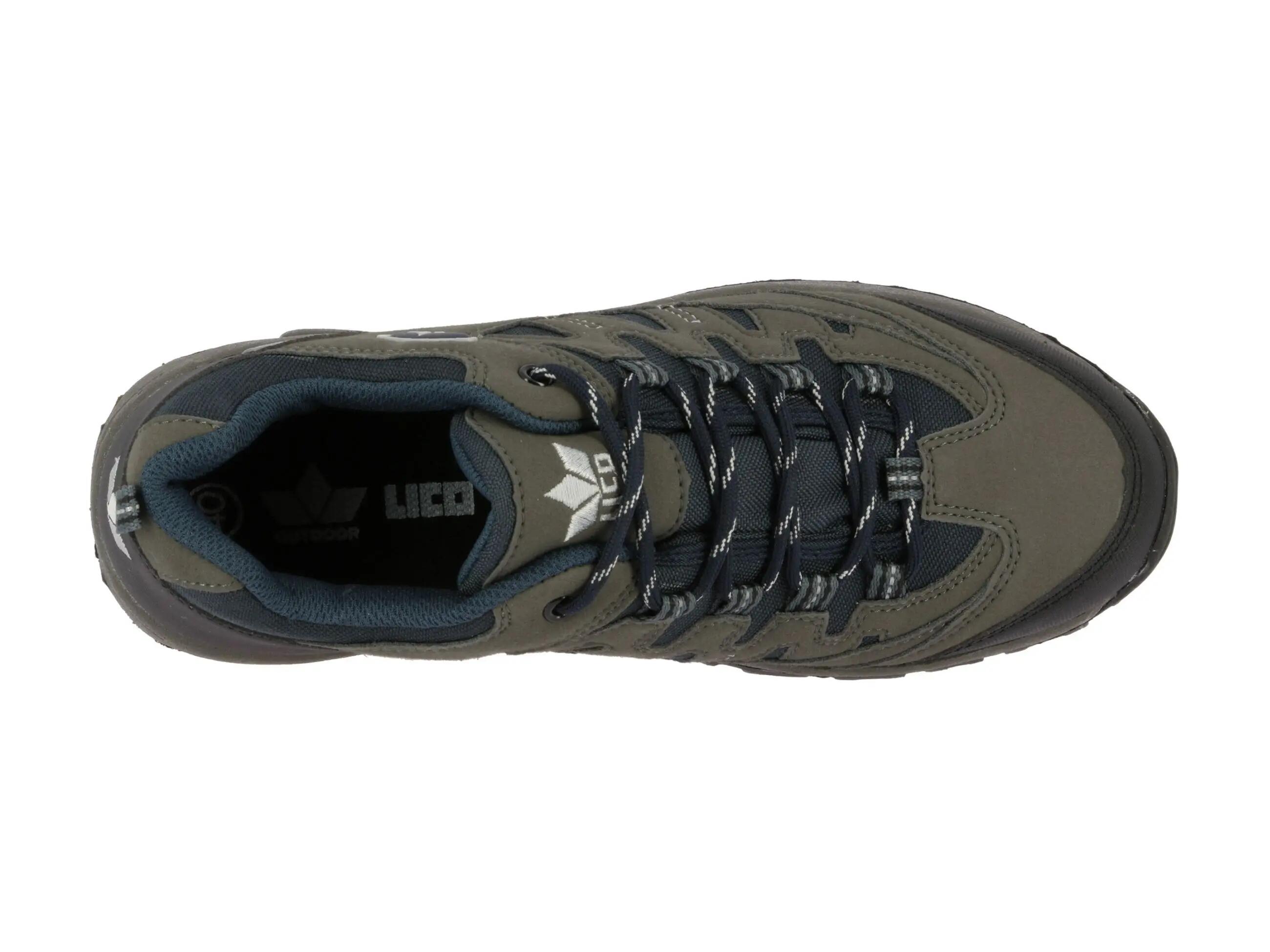 Chaussure imperméable LICO Steppe Low nylon bleu, laçage, semelle TPR 5/6